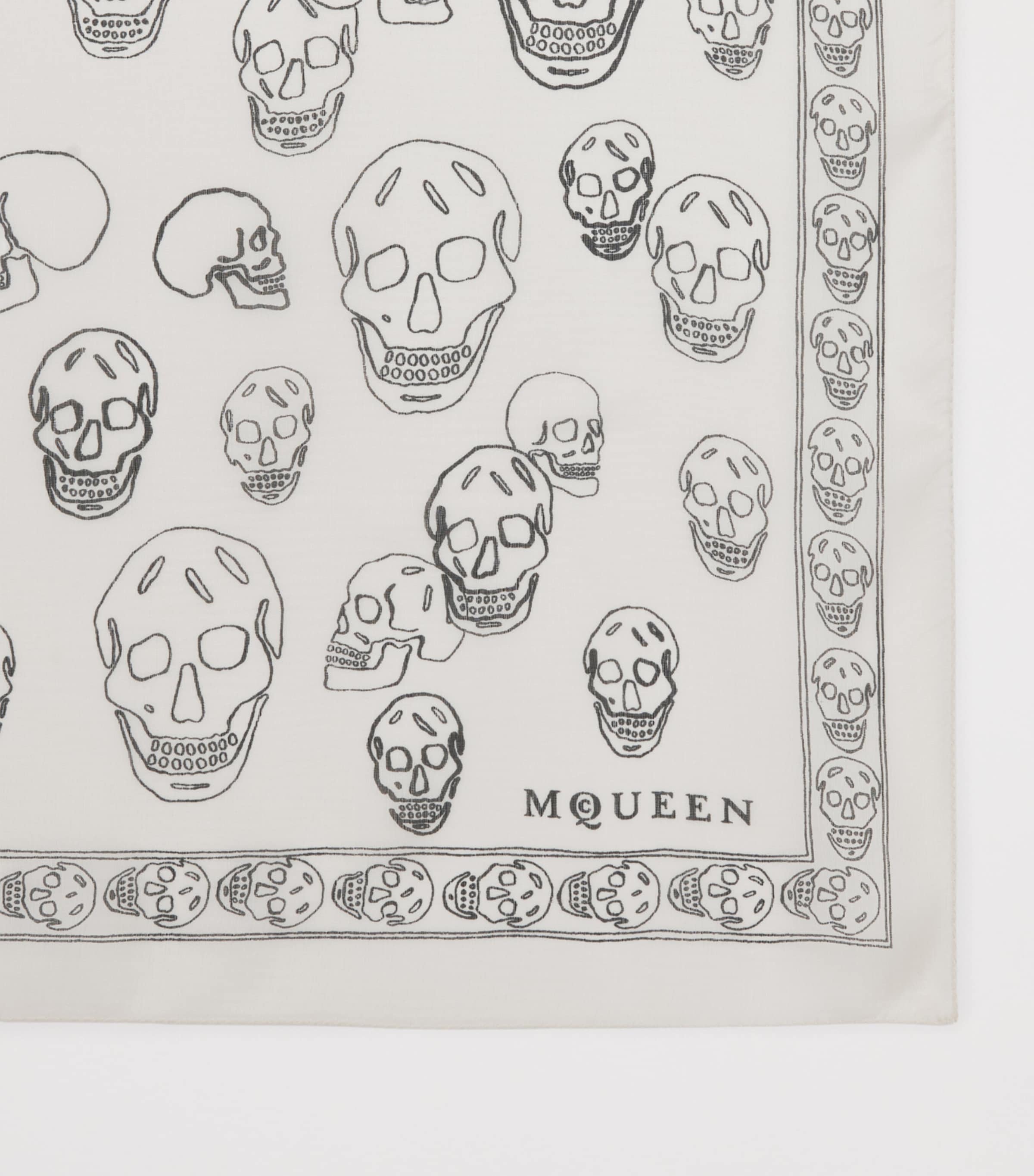 Silk Painted Skull Scarf 9260 Image 3