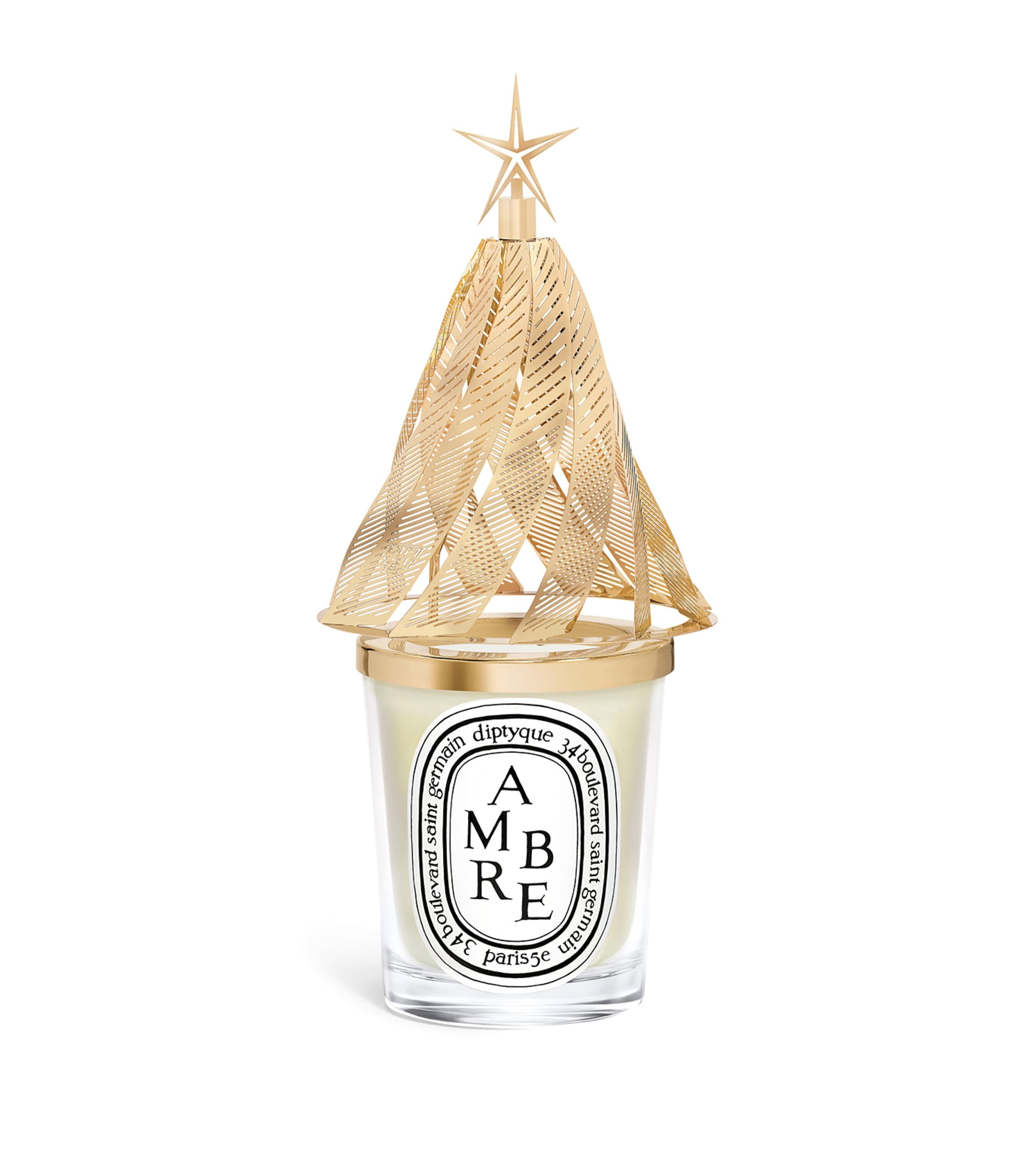 Diptyque Gold-tone Candle Lantern