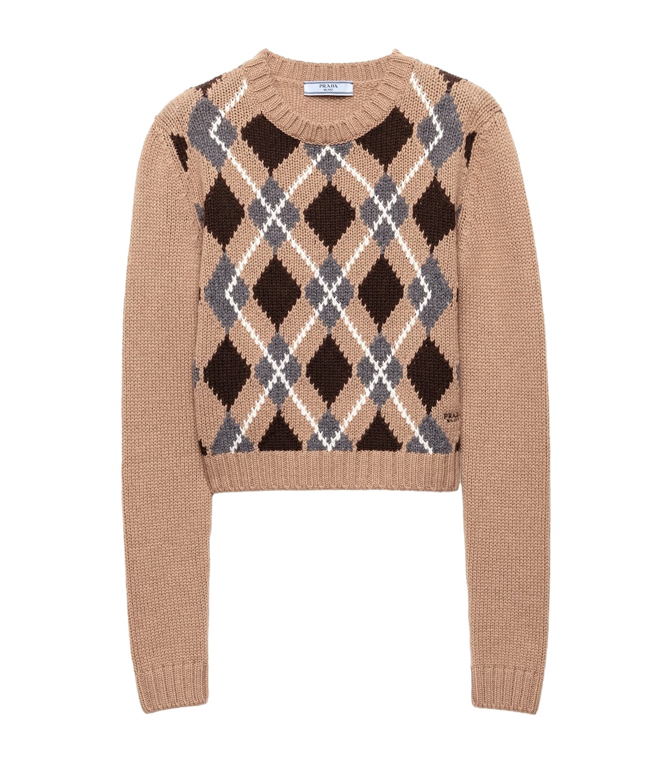Cashmere Argyle Sweater