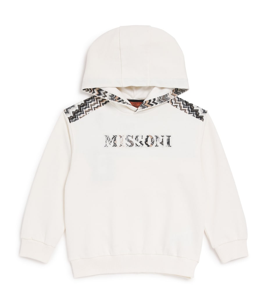 Missoni Kids Cotton Logo Hoodie (4-14 Years) Image 1