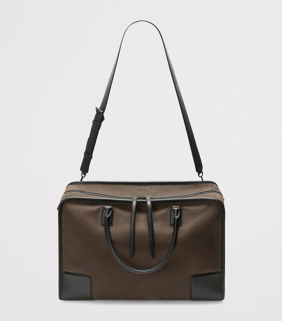 LOEWE Large Leather Amazona 180 Duffle Bag Khaki Image 9