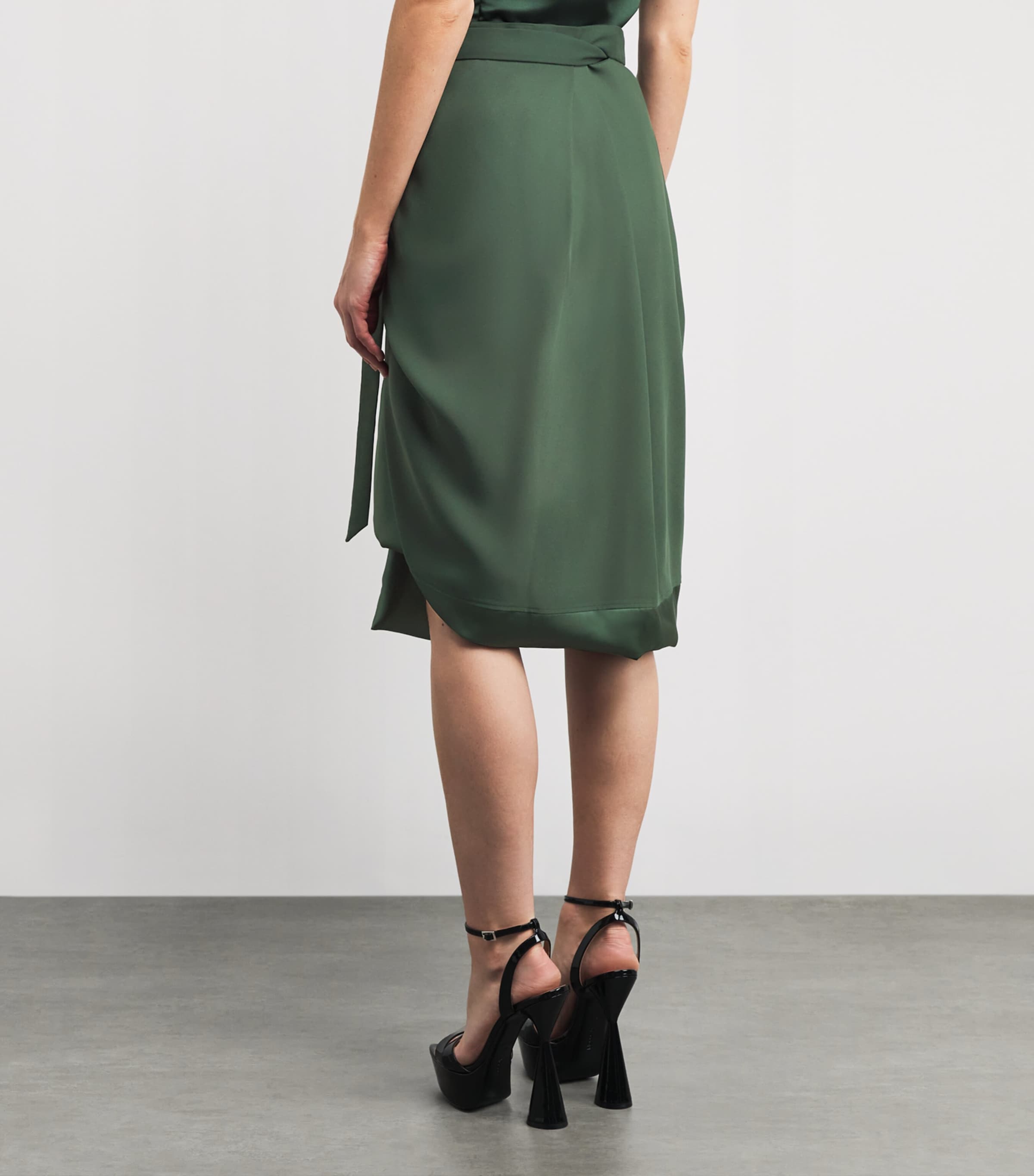Zora Midi Skirt GREEN Image 4