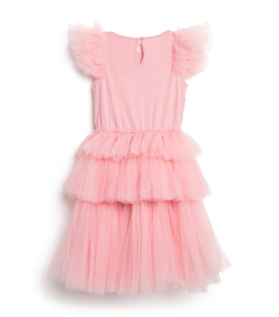 Tulle Embellished Daphne Dress (2-11 Years) PEACH BLUSH Image 2