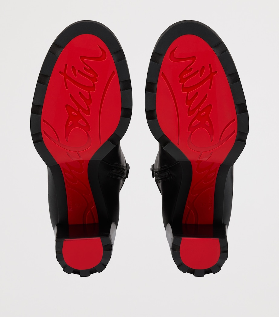 Dianouchette Lug Leather Ankle Boots 100 BK5T Image 6