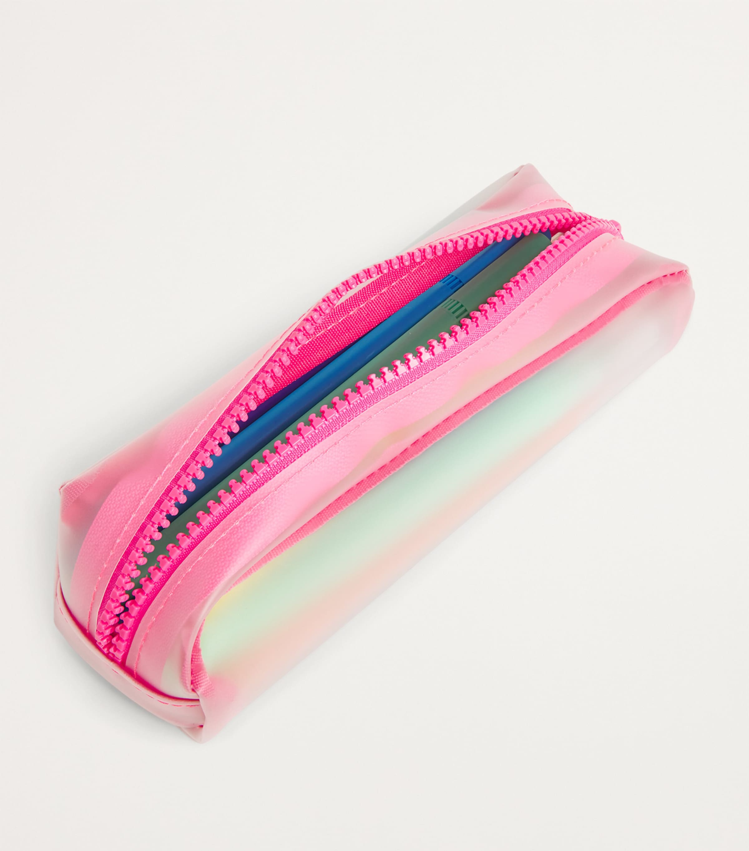 Slim Pencil Case and Stationery Set PINK Image 3