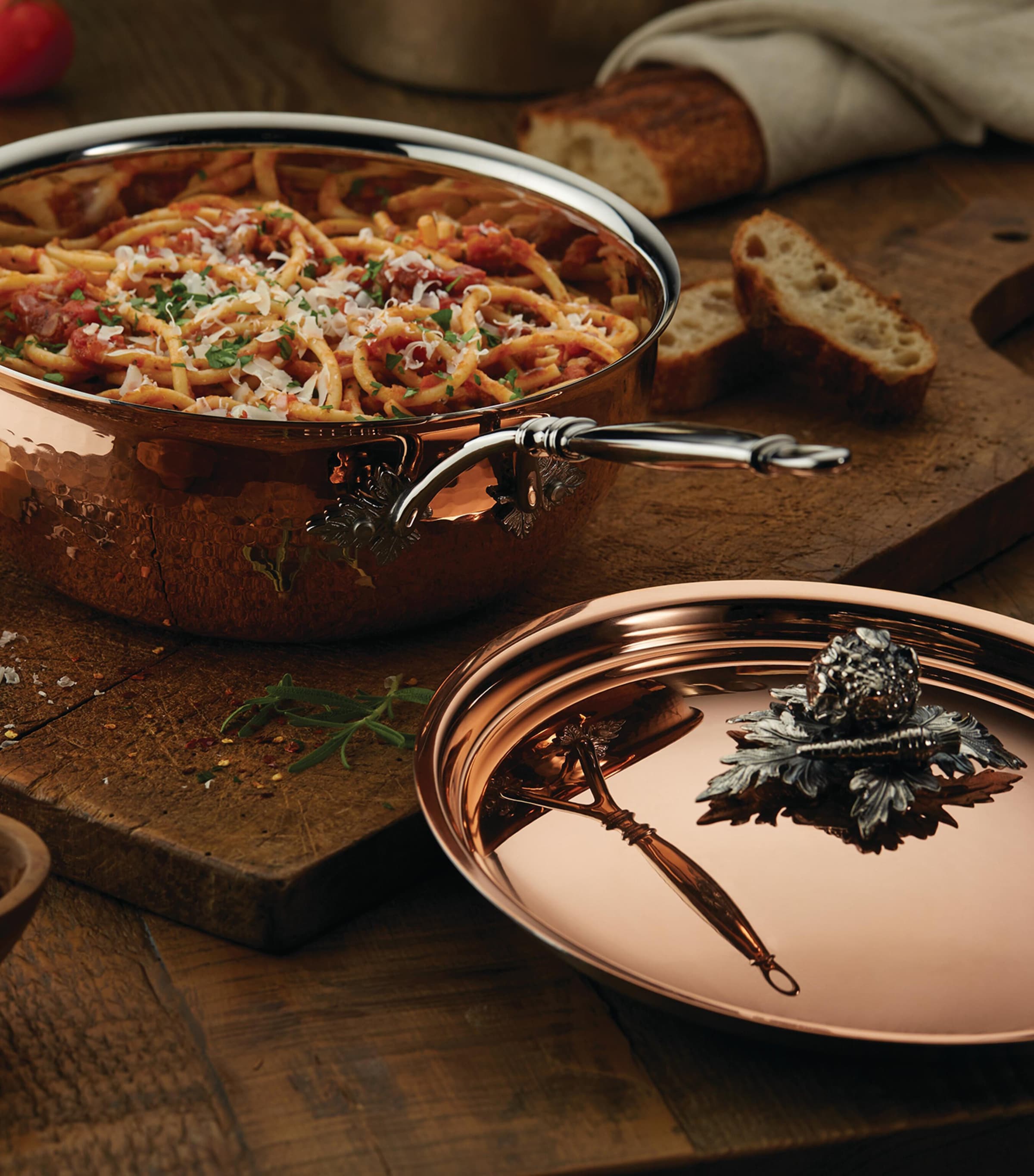 Ruffoni Copper Opus Cupra Chef Pot with Lid (24cm) Copper Image 3