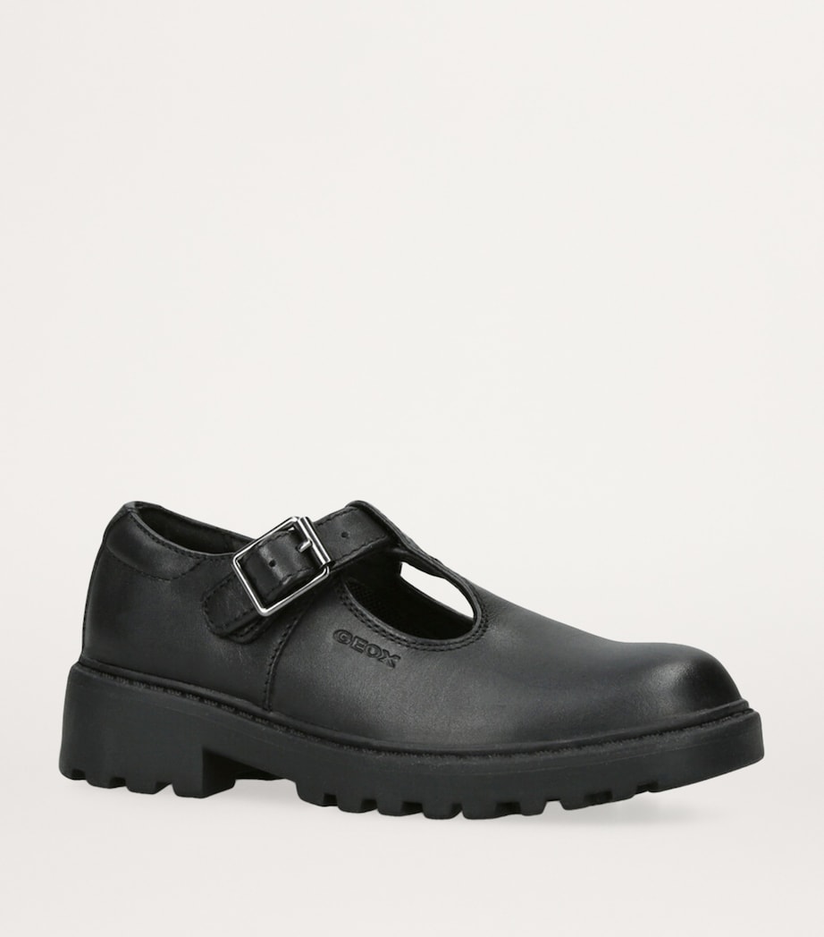Leather Casey Mary Jane Shoes BLACK Image 3