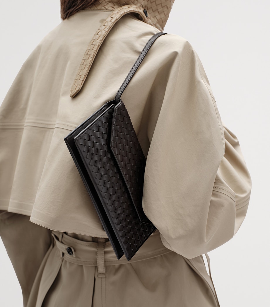 Bottega Veneta Nappa Leather Intrecciato Piccolo Envelope Pouch Image 2