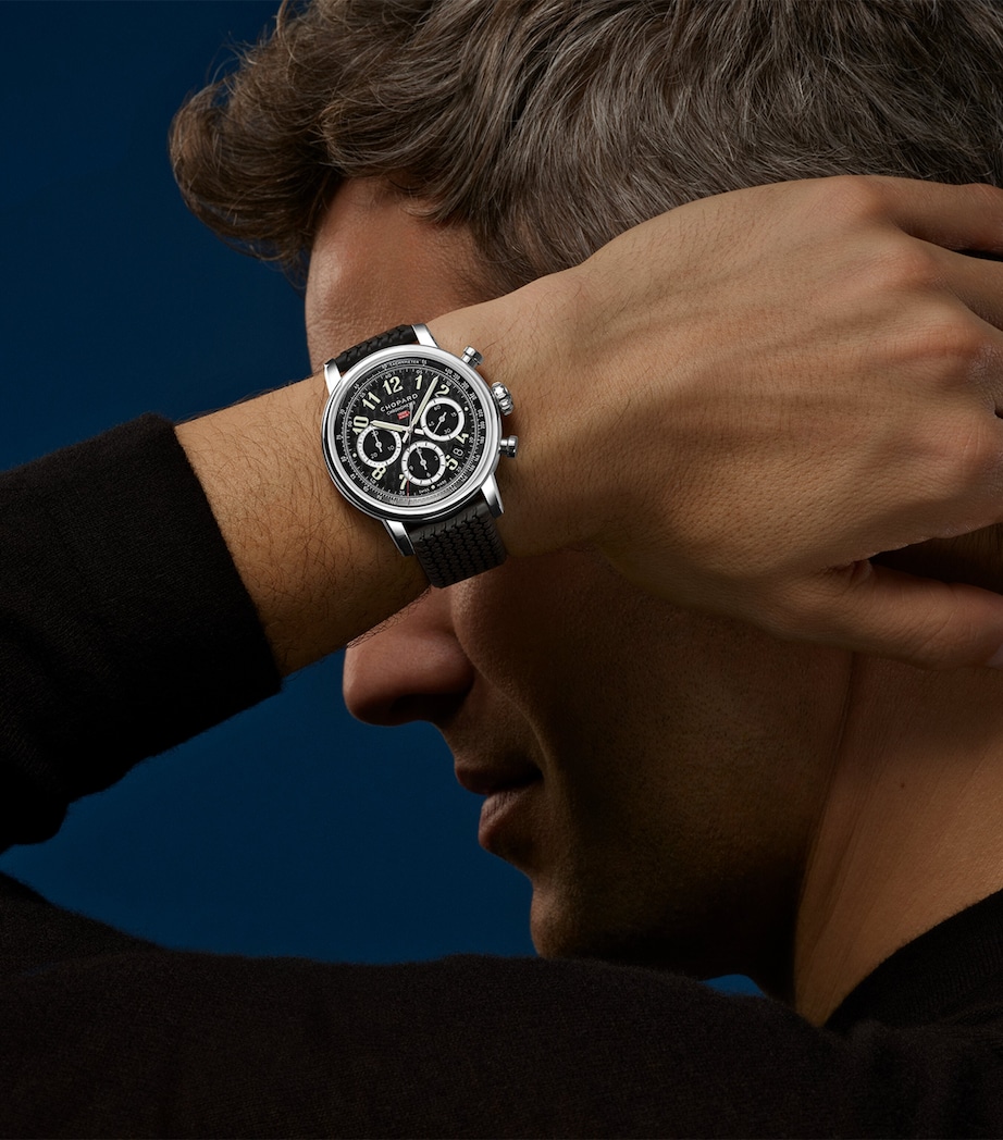 Lucent Steel Mille Miglia Chronograph Watch 40.5mm STAINLESS STEEL Image 6