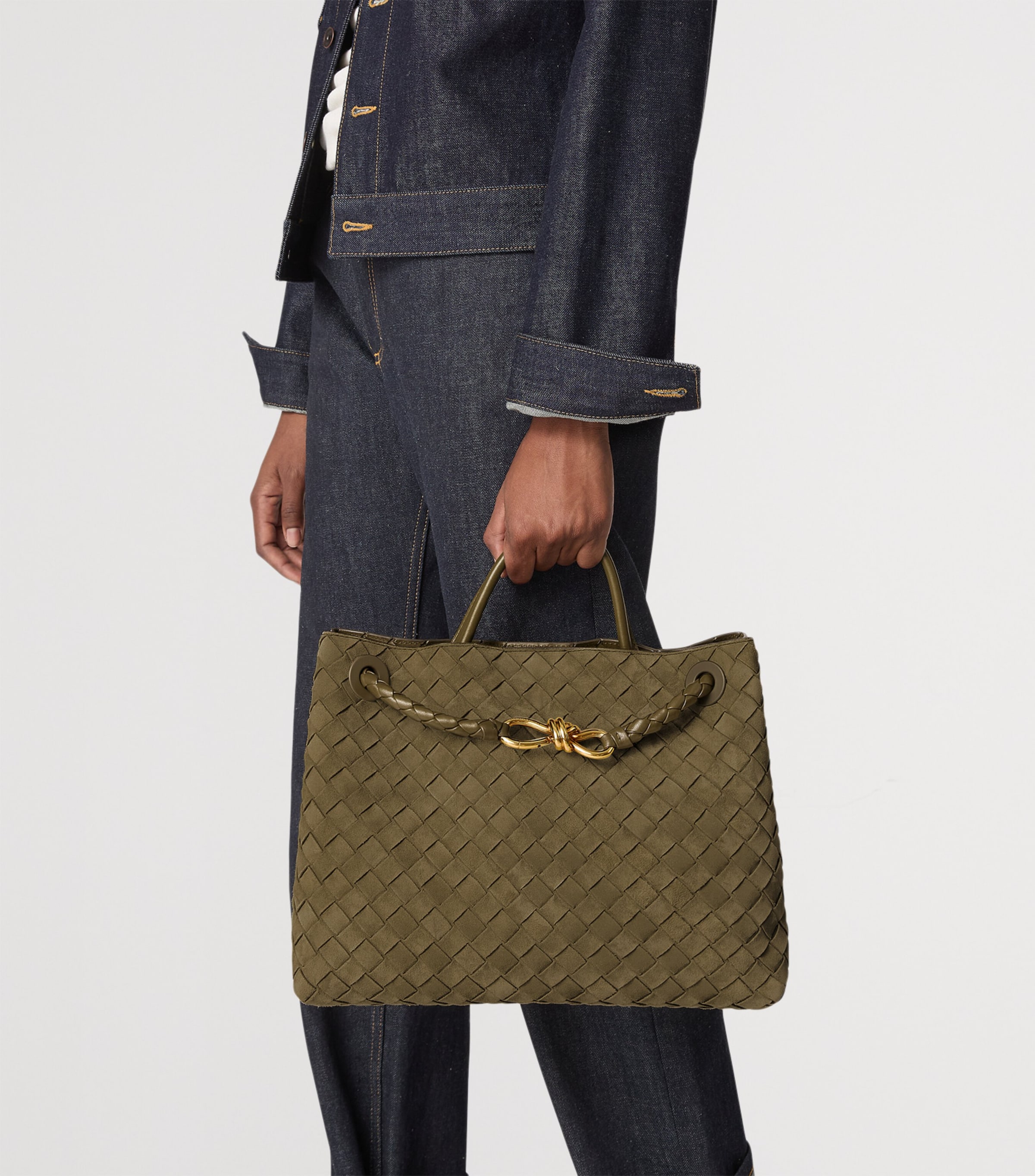 Suede Andiamo Top-Handle Bag 2862 Image 2