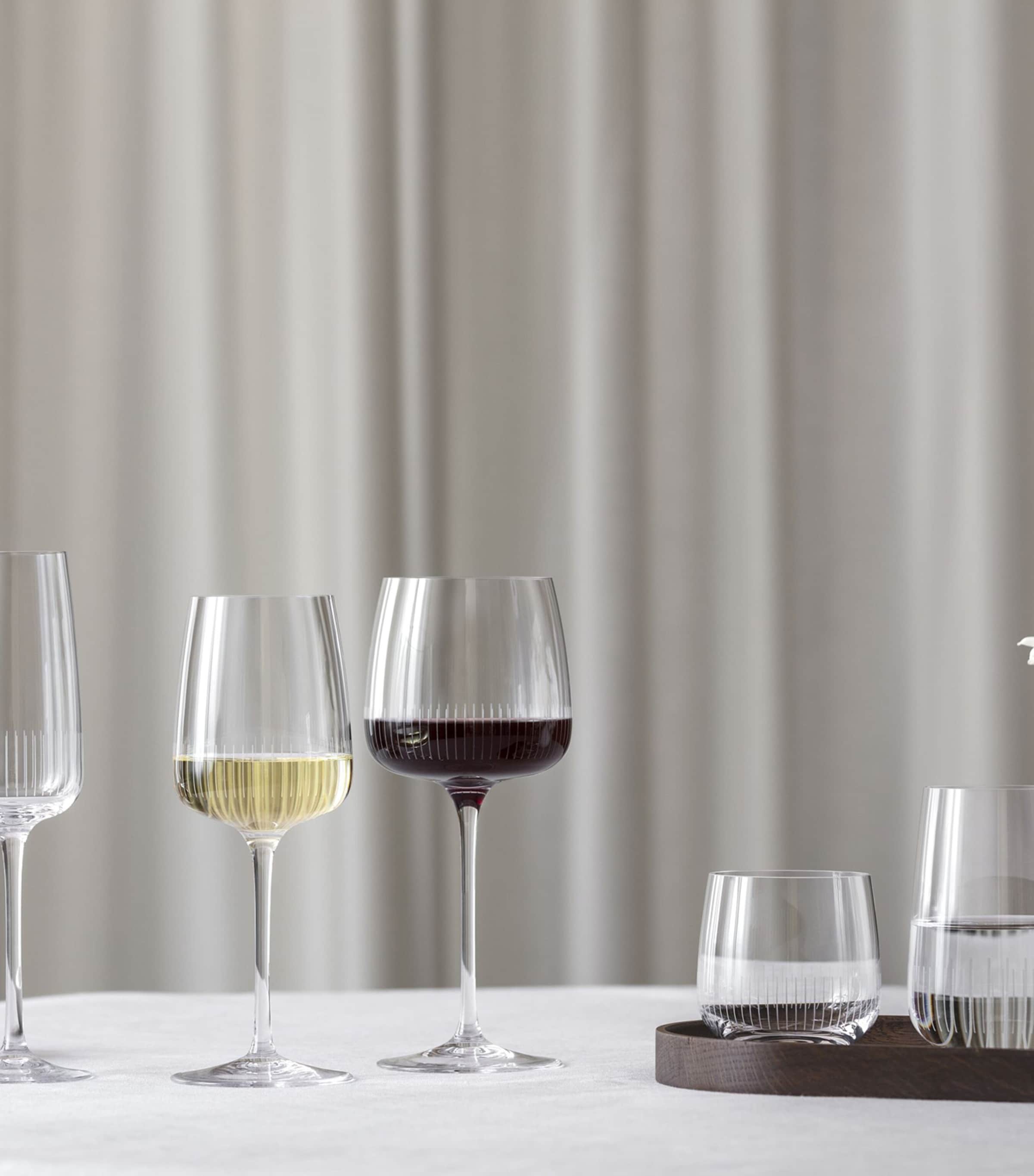 Set of 4 Crystal Afina Highball Glasses (300ml) CLEAR Image 3