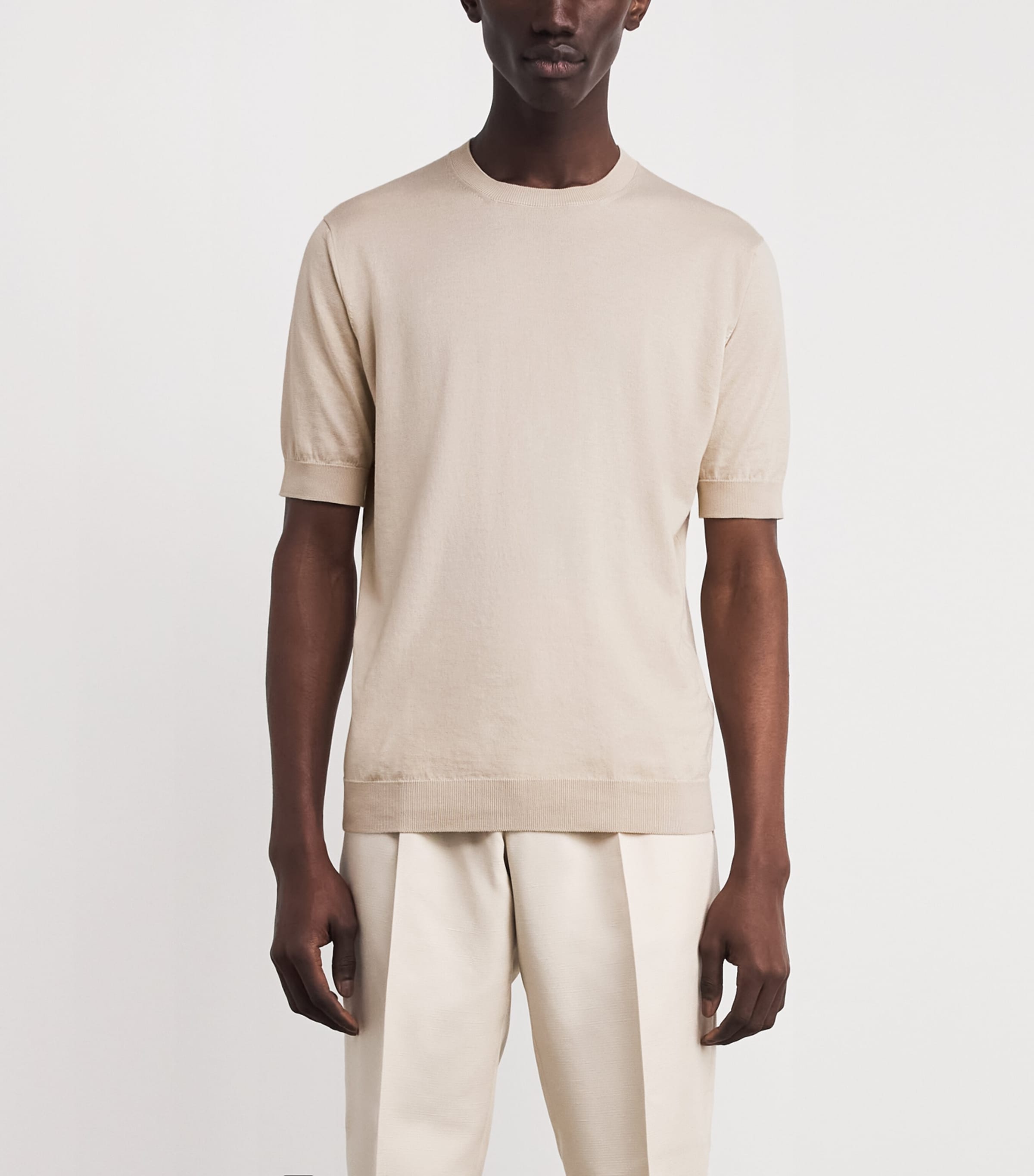 Cotton Jersey T-Shirt 150 MILK Image 3