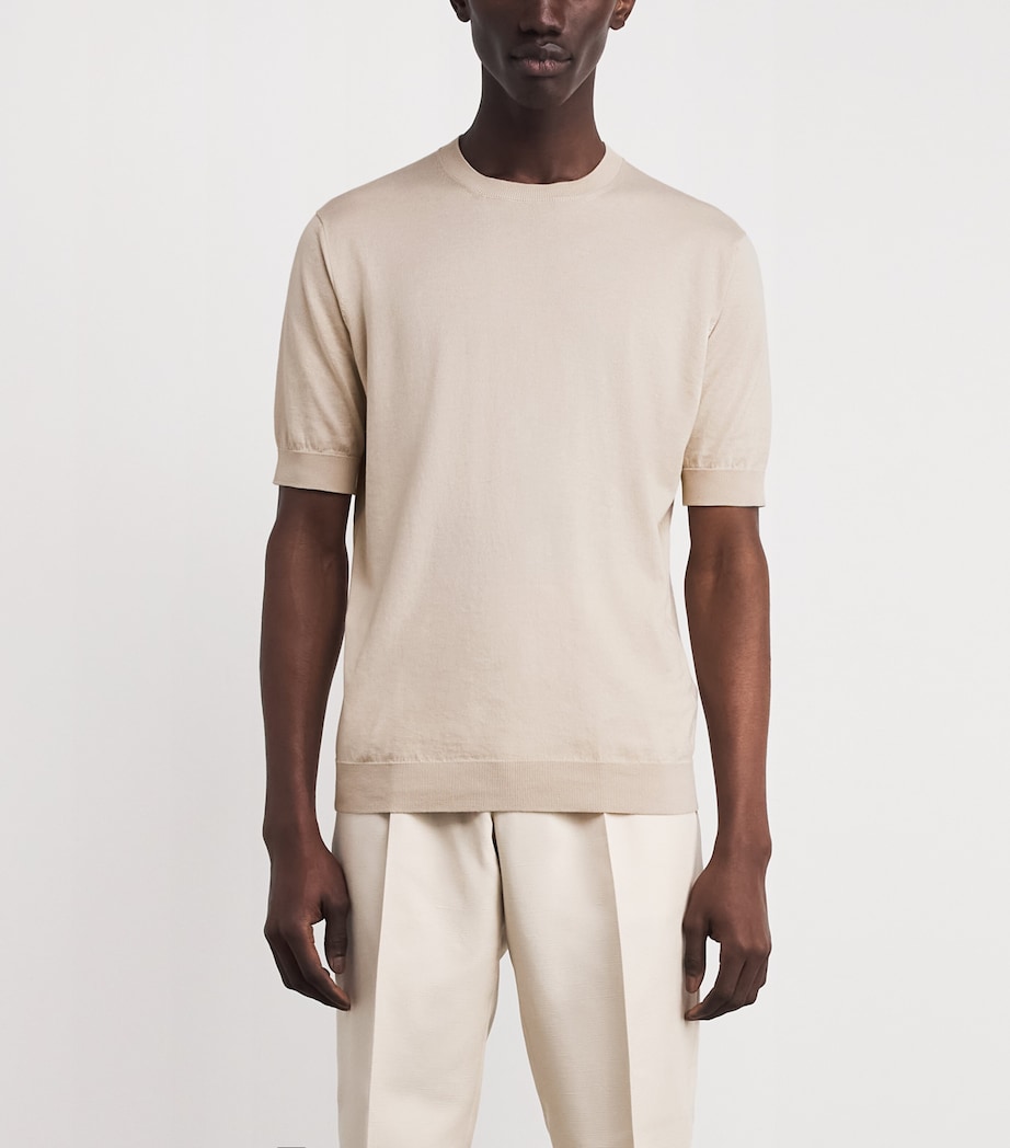 Cotton Jersey T-Shirt 150 MILK Image 3