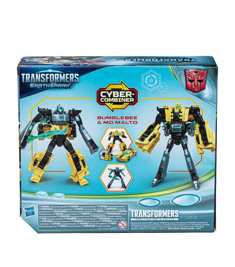 Transformers EarthSpark Cyber-Combiner Bumblebee and Mo Malto MULTI Image 2