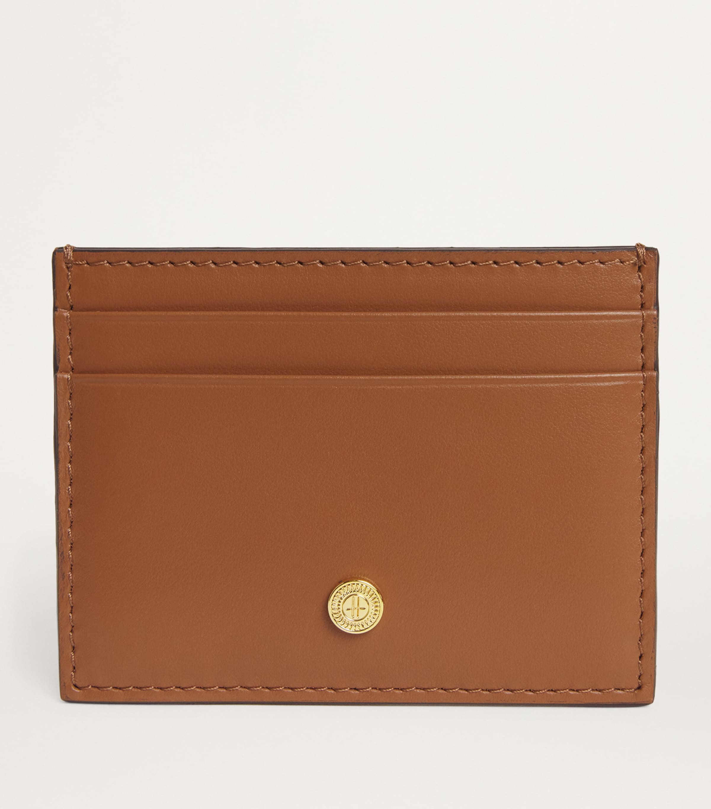Leather Card Holder TAN Image 2