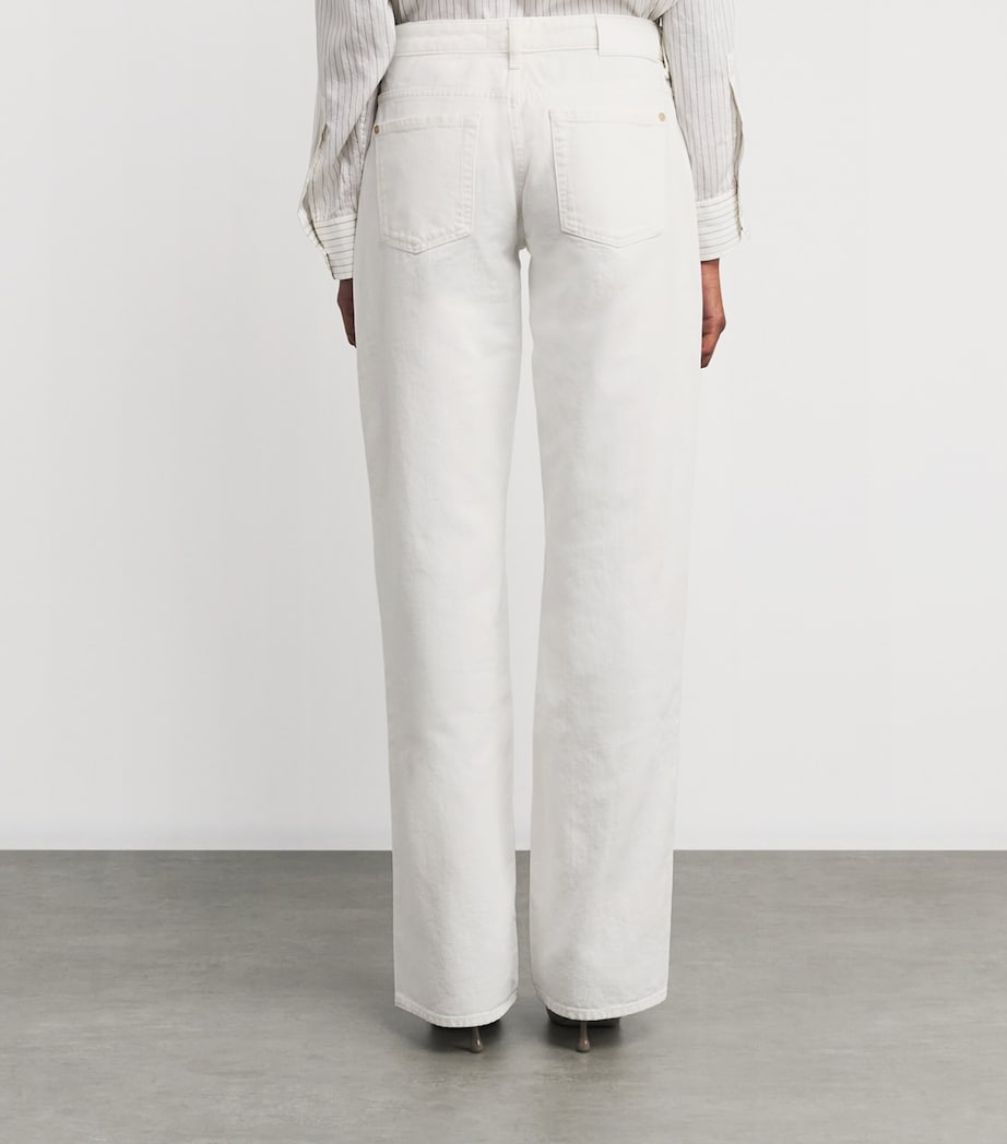 Comfort Fabric Low Straight Jeans MILKYWAY Image 4