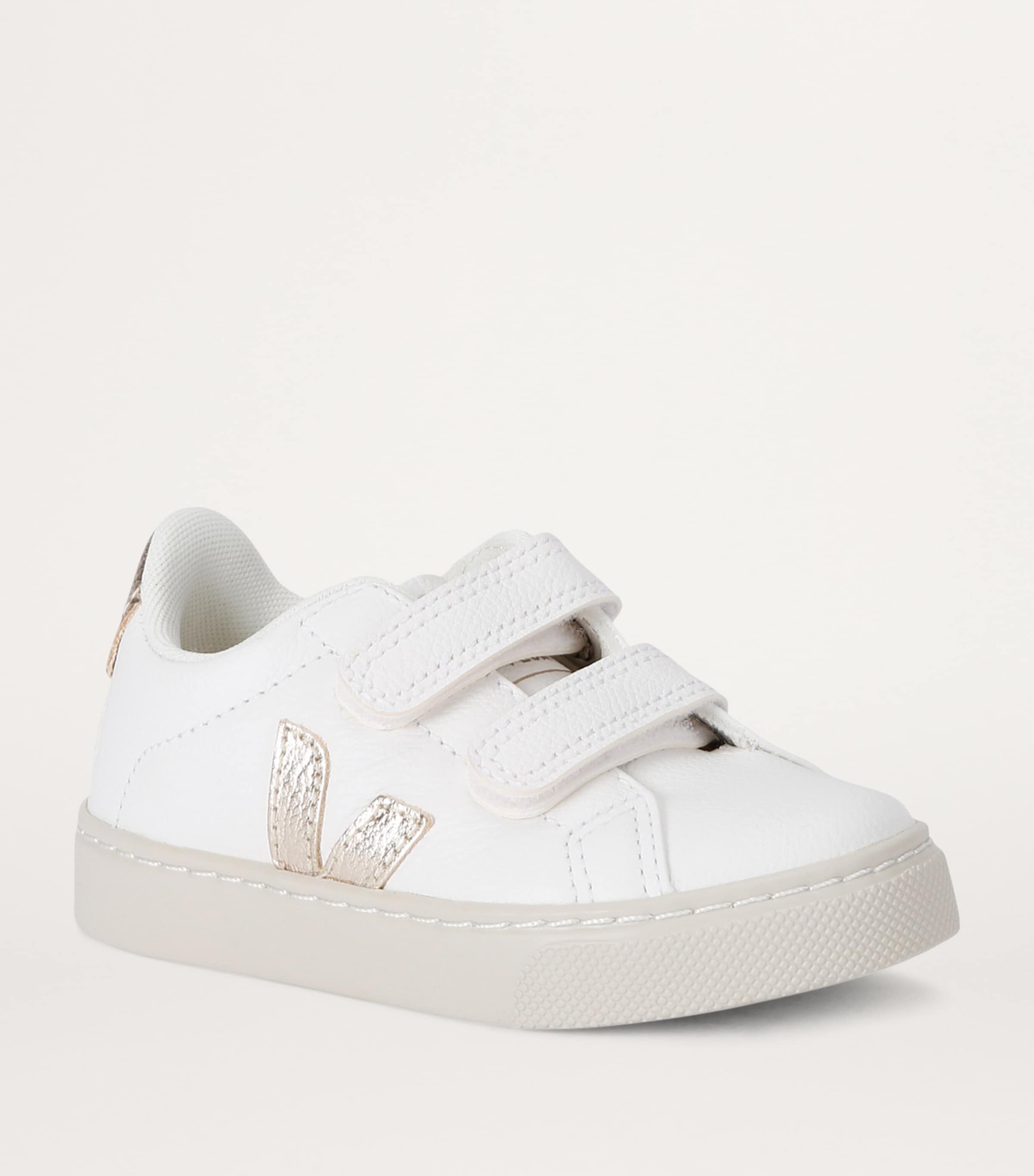 Leather Esplar Velcro Sneakers WHITE/OTH Image 3
