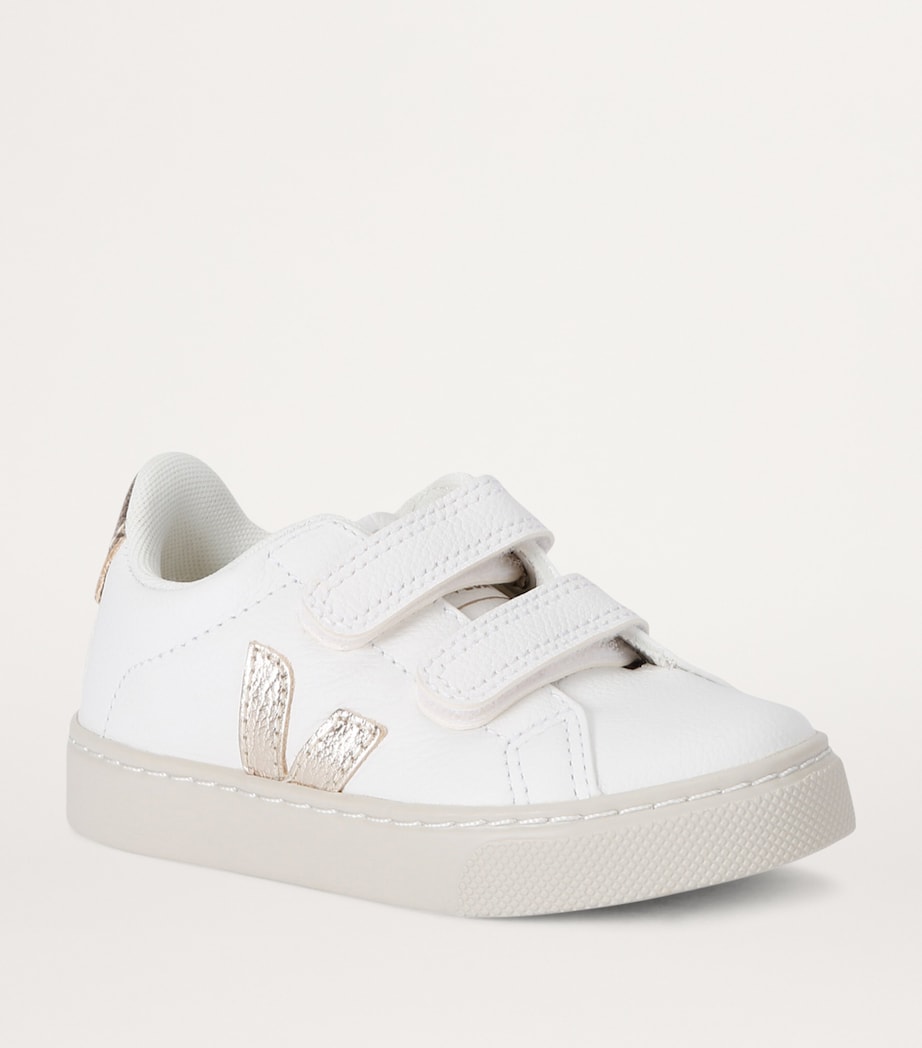 Leather Esplar Velcro Sneakers WHITE/OTH Image 3