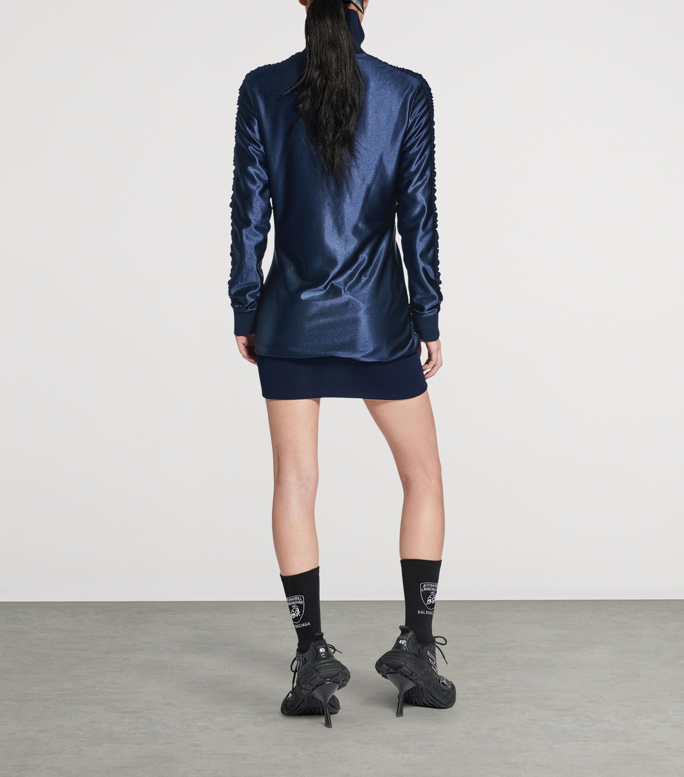 Balenciaga Womens Tracksuit Mini Dress Image 5