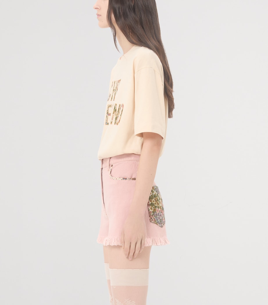 Valentino Womens Cotton Chez Valentino T-Shirt Image 3