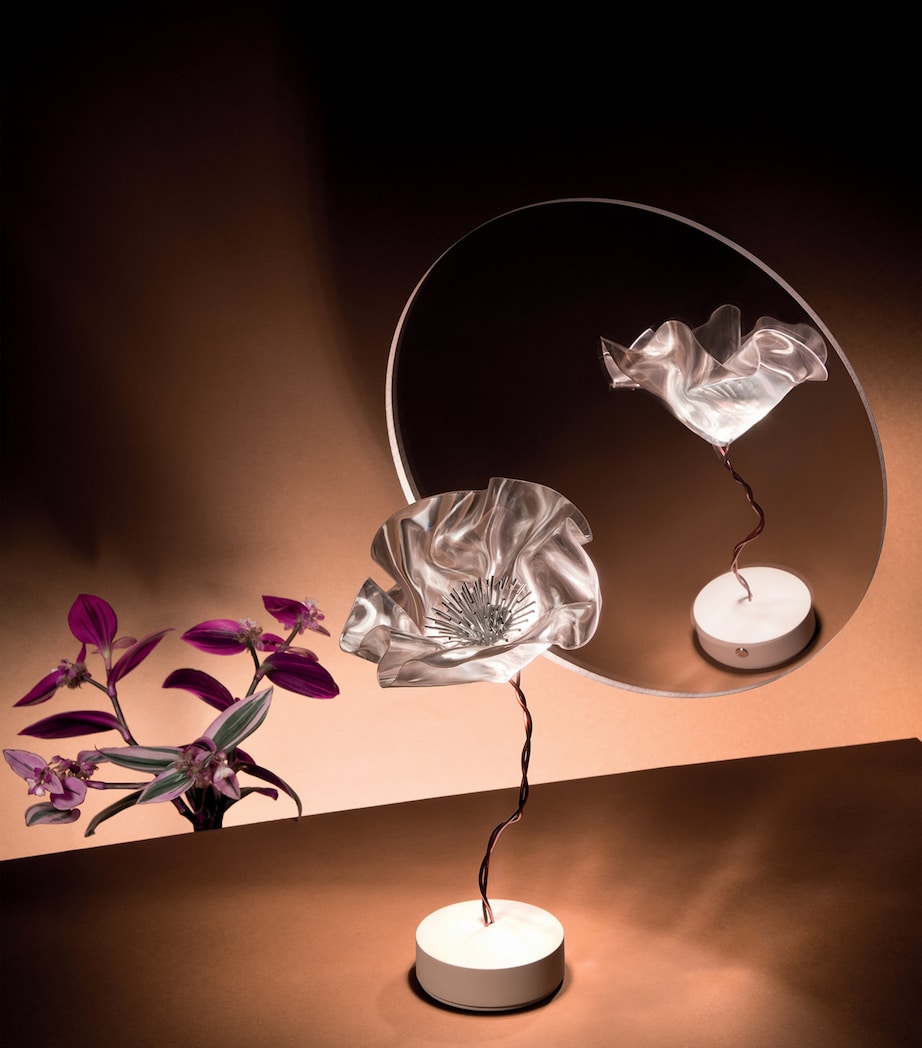 LaFleur Battery Table Lamp PRISMA WHITE Image 3