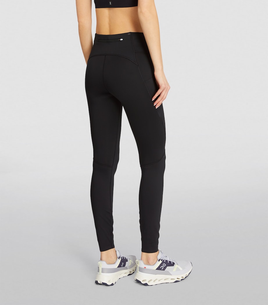On Womens Performance Leggings Black Image 4