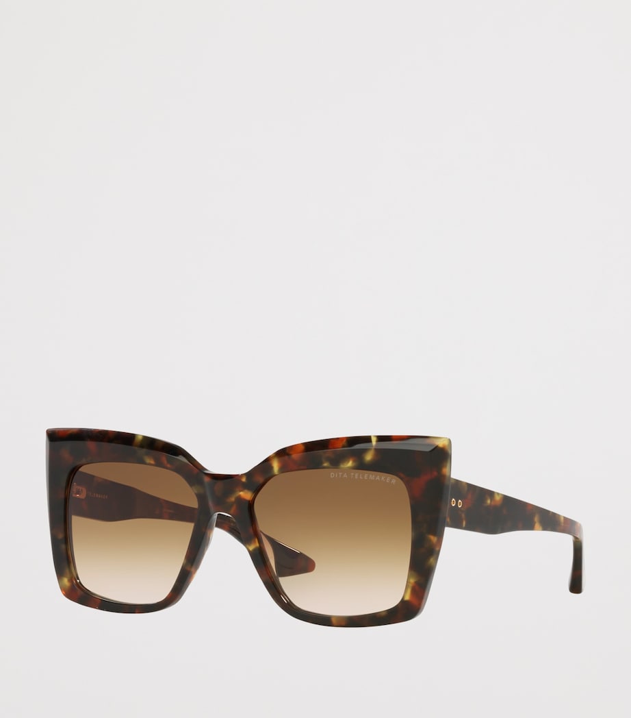 DITA Telemaker Cat Eye Sunglasses Brown Image 2
