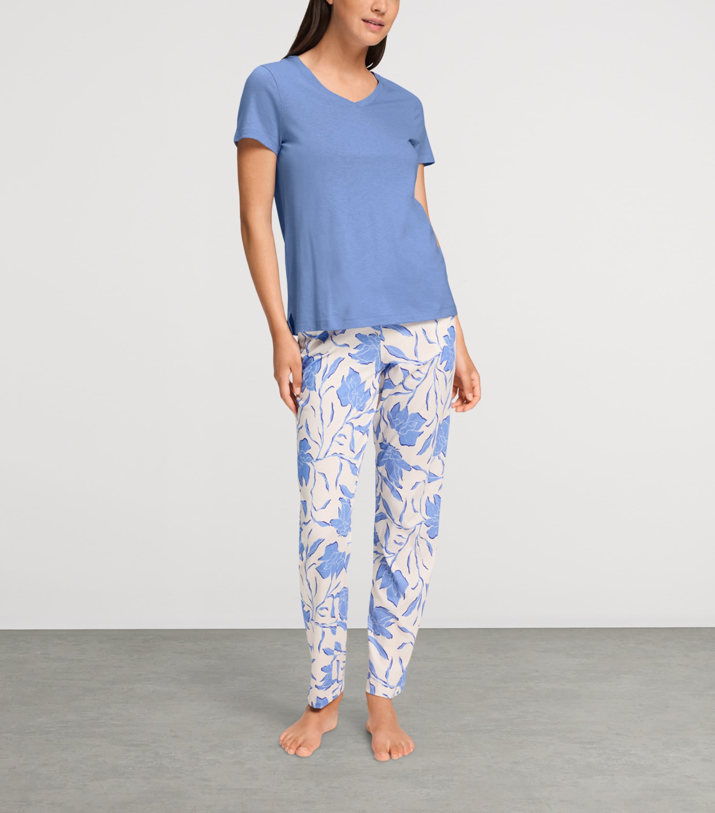 Hanro Womens Sleep & Lounge T-Shirt Bluebird Image 2