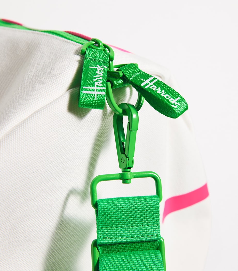 Cotton Logo Barrel Bag IVORY Image 6
