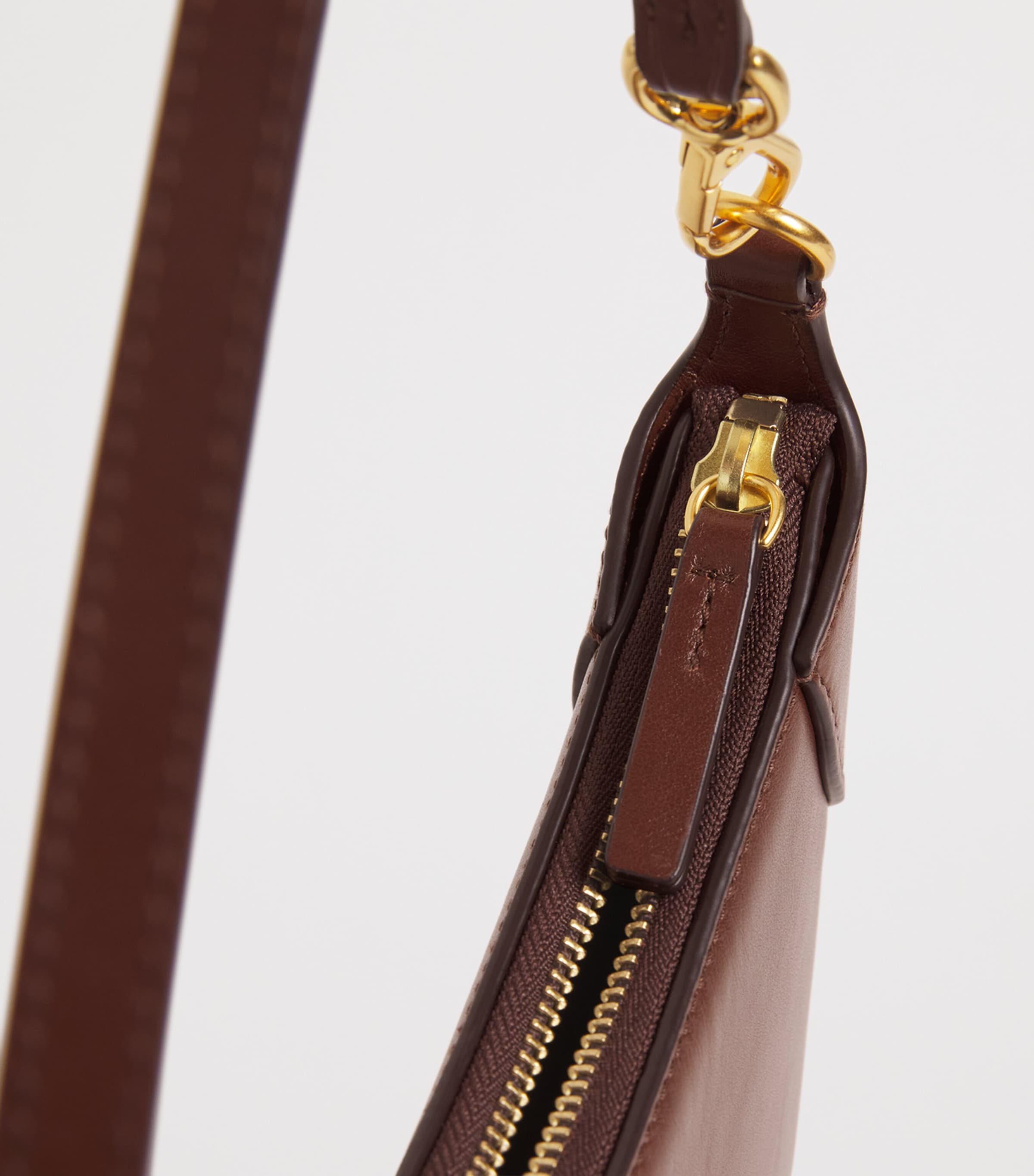 Mini Leather ID Shoulder Bag ACORN Image 4