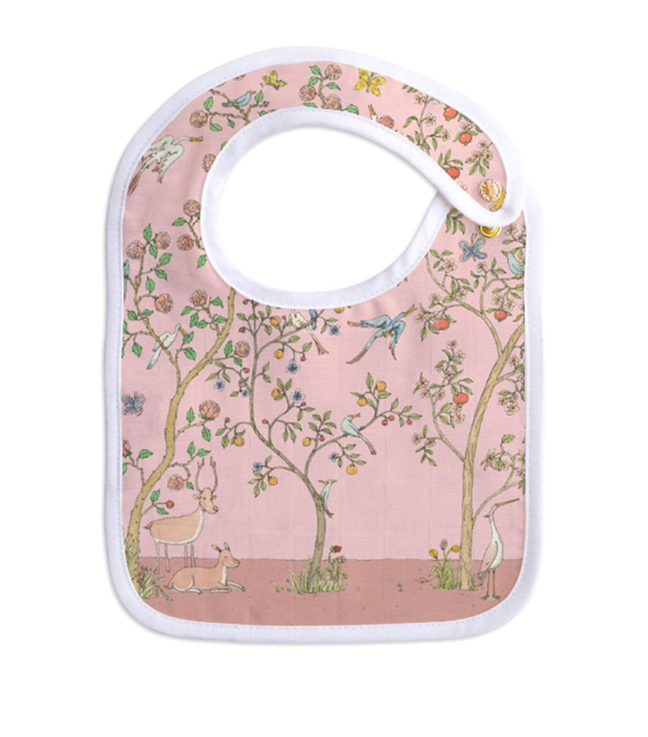 Small Cotton Bloom Bib PINK Image 1