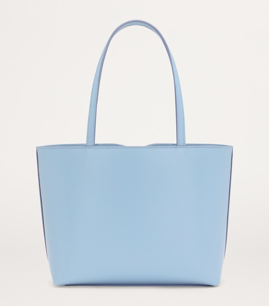 Small Leather DG Logo Tote Bag 80789-ZUCCHERO 6 Image 4