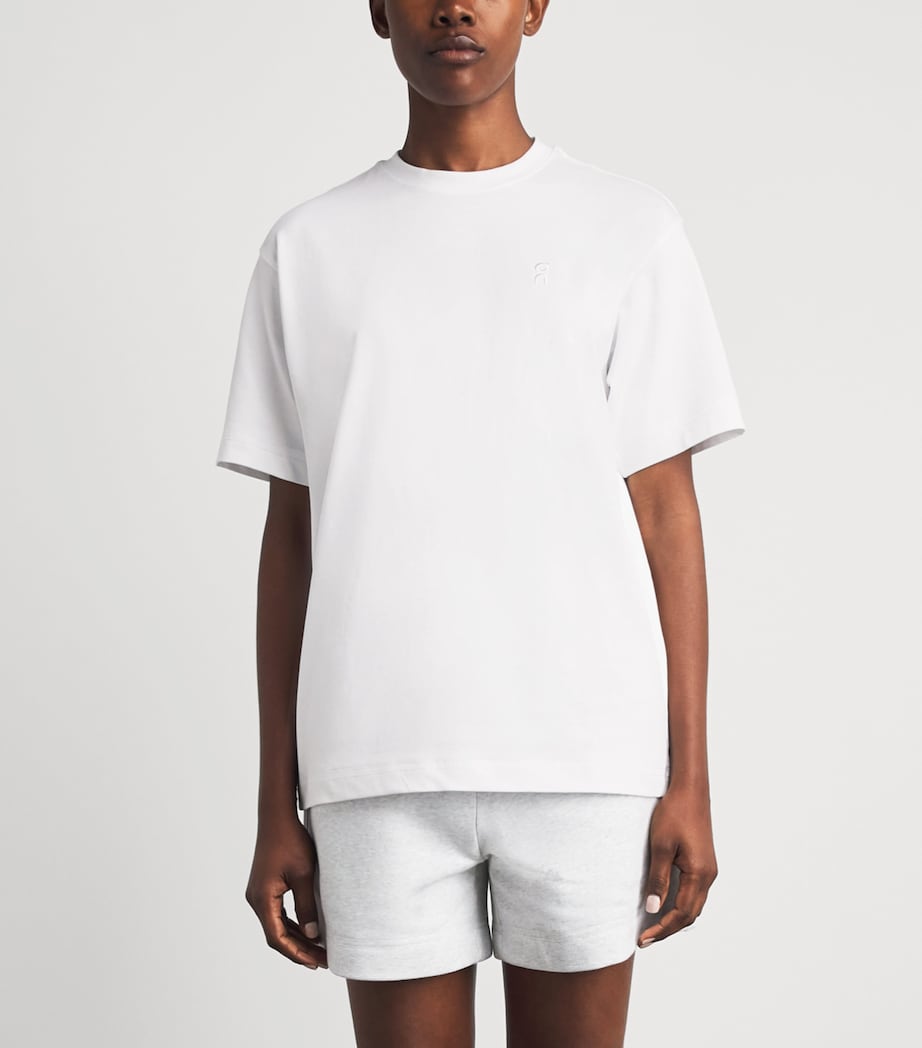 On Womens Cotton Club Collective T-Shirt White Image 4