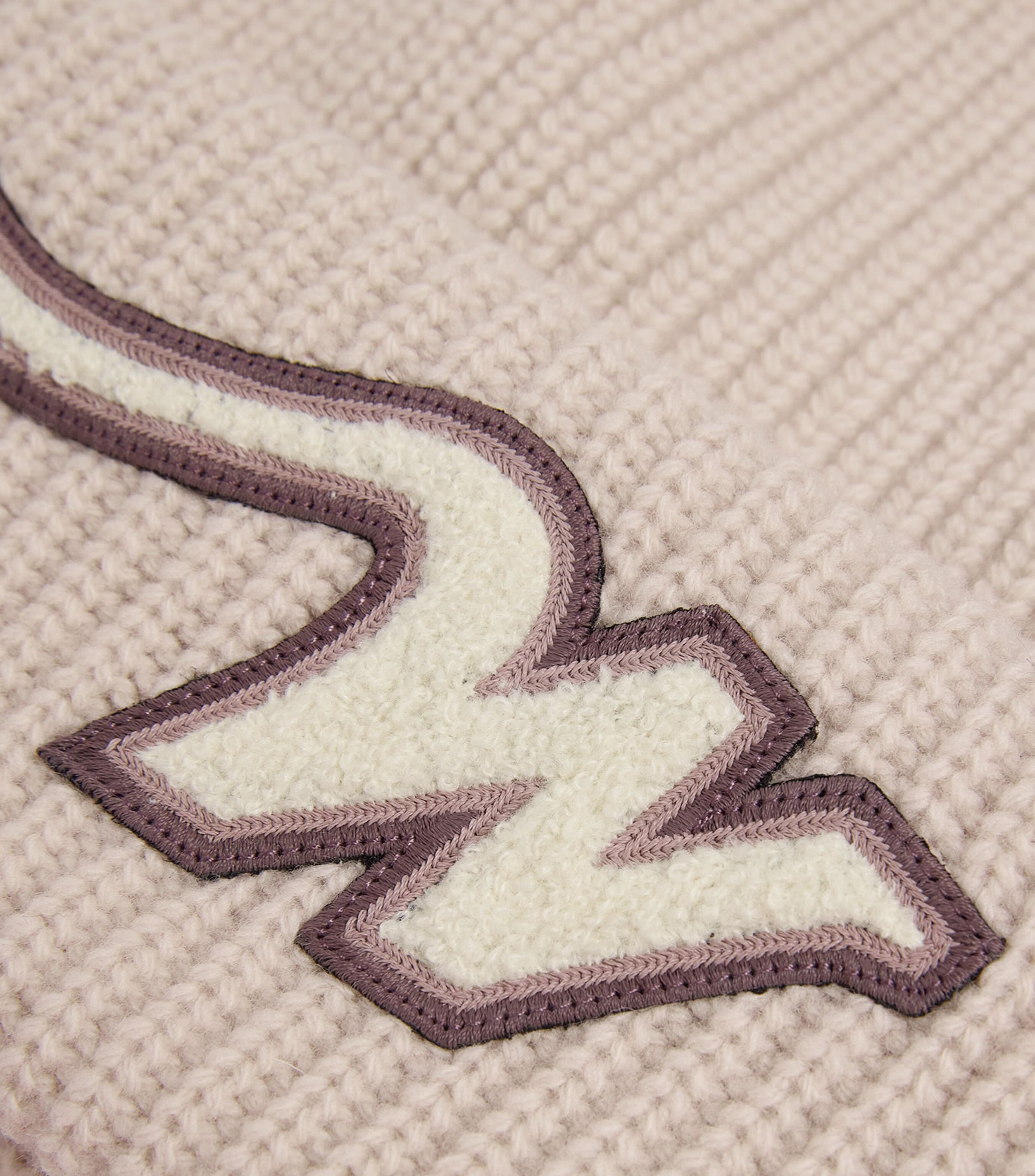 Virgin Wool Monogram Beanie IVORY Image 3