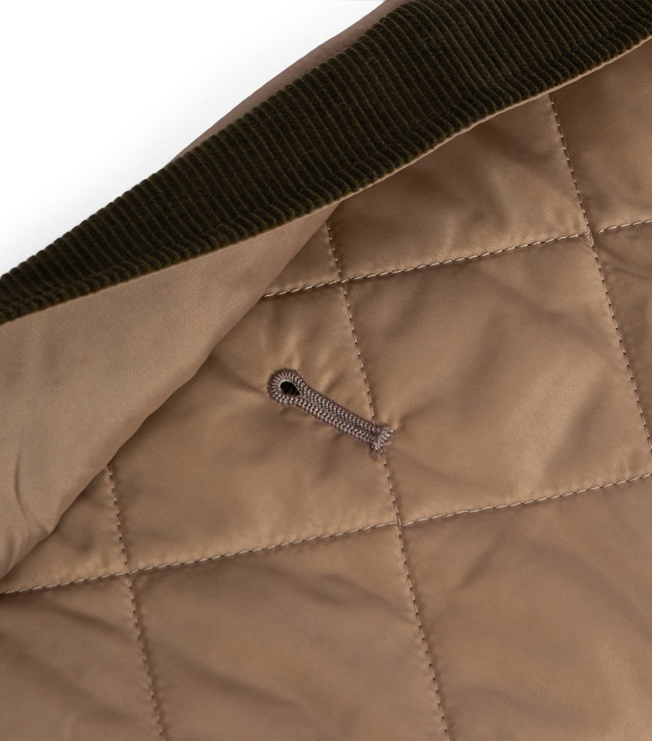 Barbour Quilted Dog Coat (Small) Sand Image 3