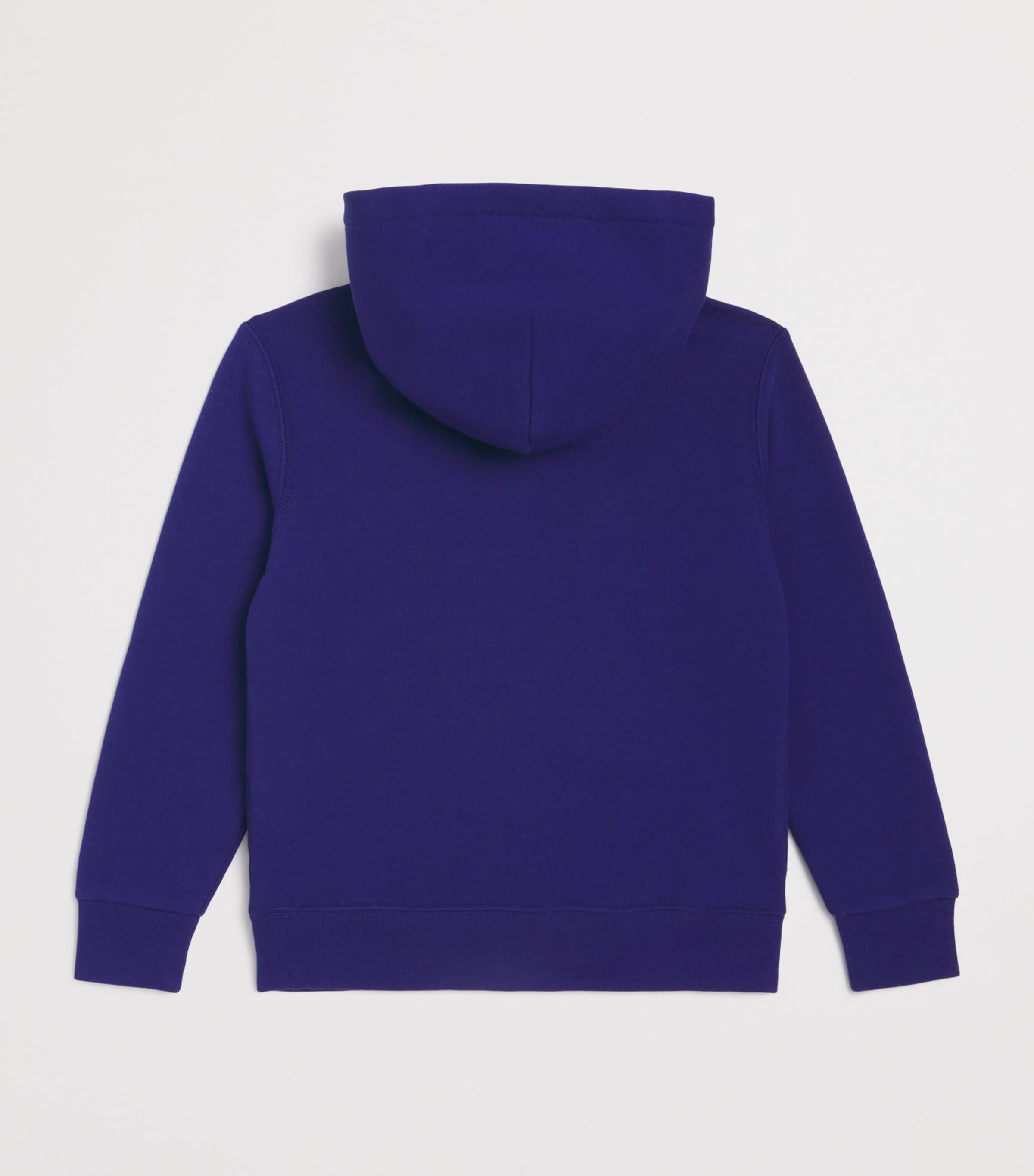 Cotton-Blend Polo Bear Hoodie (2-7 Years) ROYAL Image 2