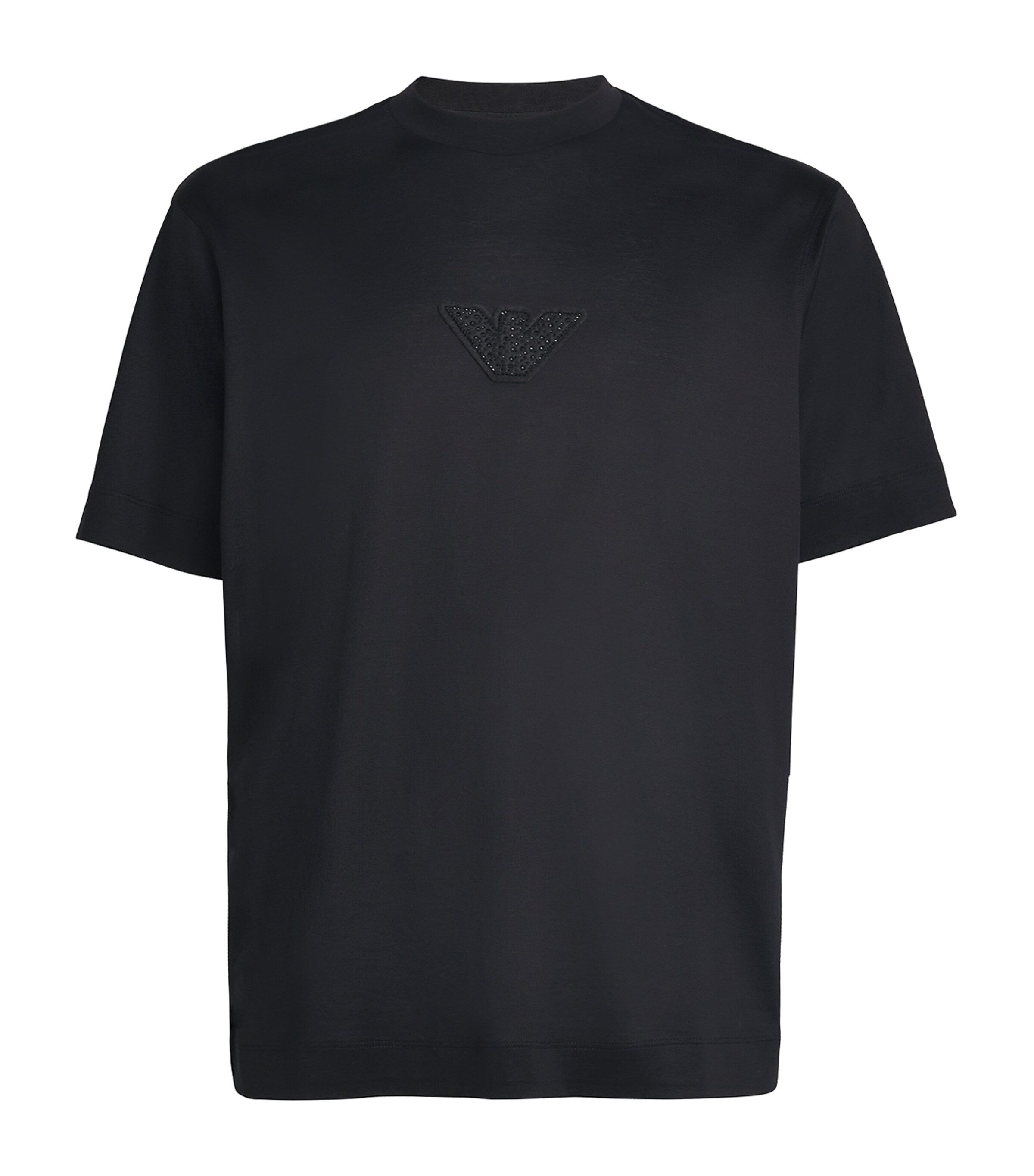 驚きの値段で Crystal-Embellished Armani Emporio Eagle US Harrods | T-Shirt トップス