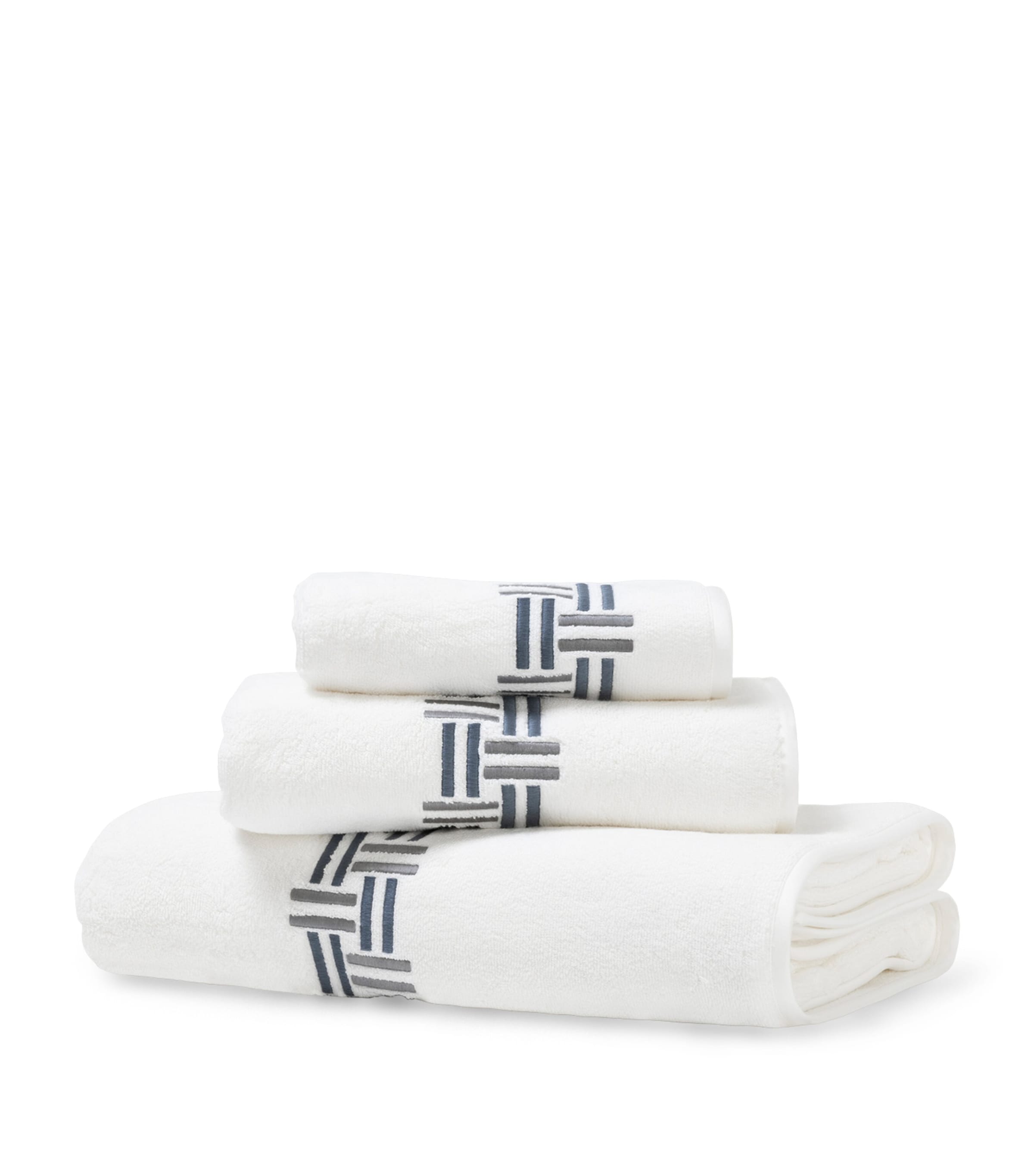 Frette Basket Weave Bath Towel In White