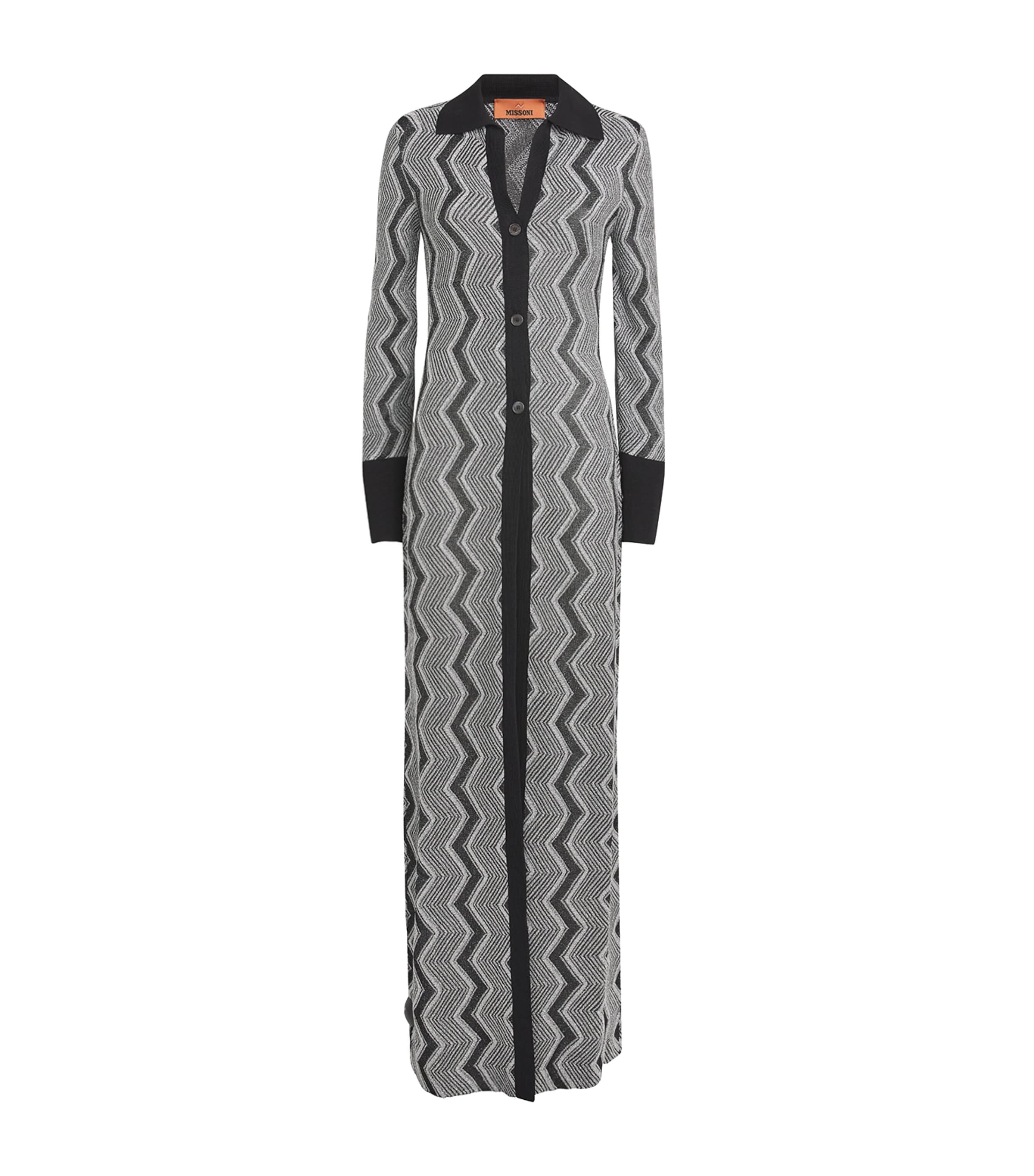 Shop Missoni Zigzag Longline Cardigan