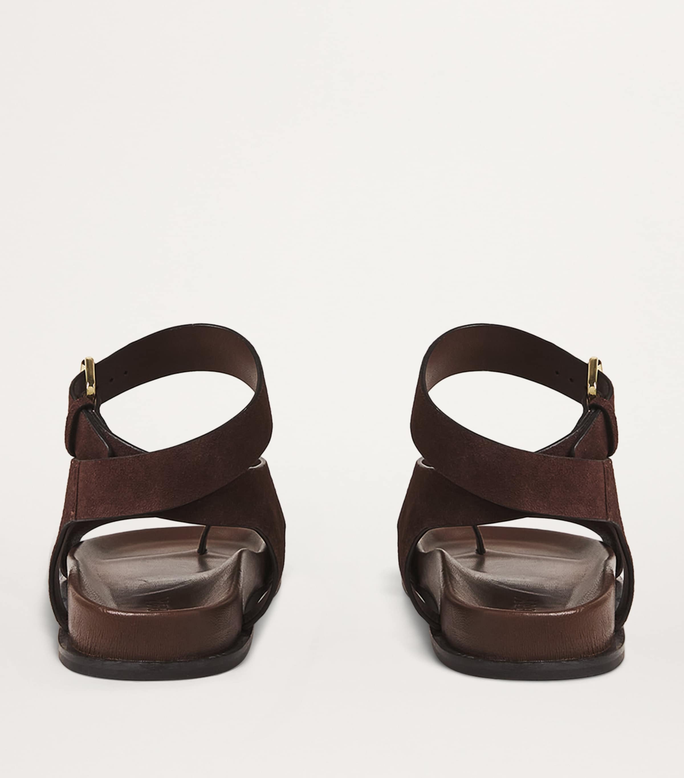 A.EMERY Suede Jalen Sandals Walnut Suede Image 3