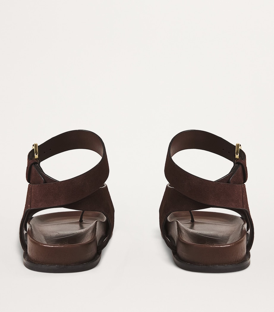 A.EMERY Suede Jalen Sandals Walnut Suede Image 3