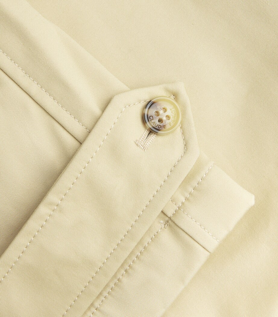 Cotton Hooded Parka LIGHT BEIGE Image 5