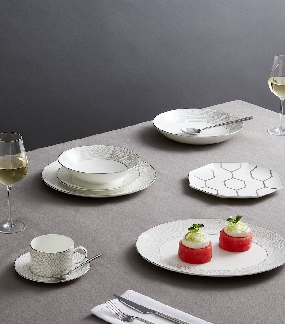 Gio Platinum Plate (20cm) WHITE Image 2