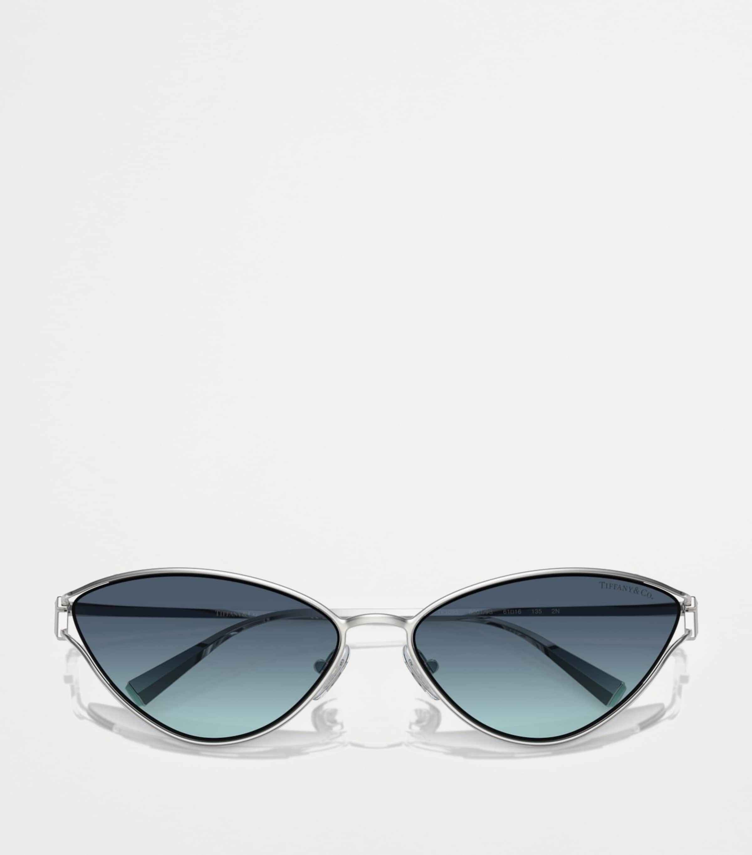 Tiffany & Co. Sunglasses Havanah Cateye Metal Luxury Designer Summer  TF4151 #54 Classic. Feminine. Iconic. Tiffany eyewear captures the  main image 2