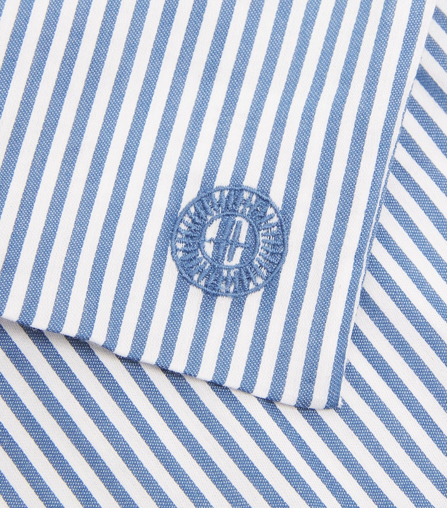 Cotton Striped Sleep Mask BLUE Image 5