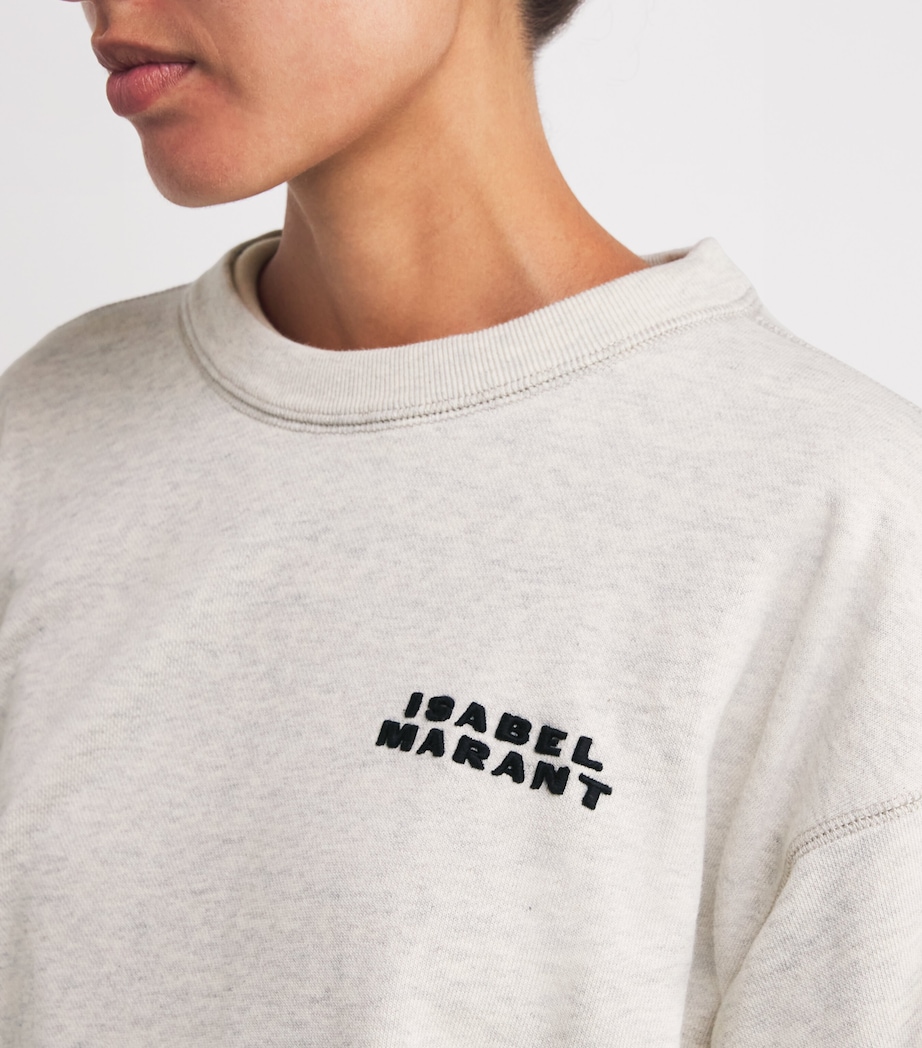 Cotton-Blend Shad Logo Sweatshirt 23EC ECRU Image 6