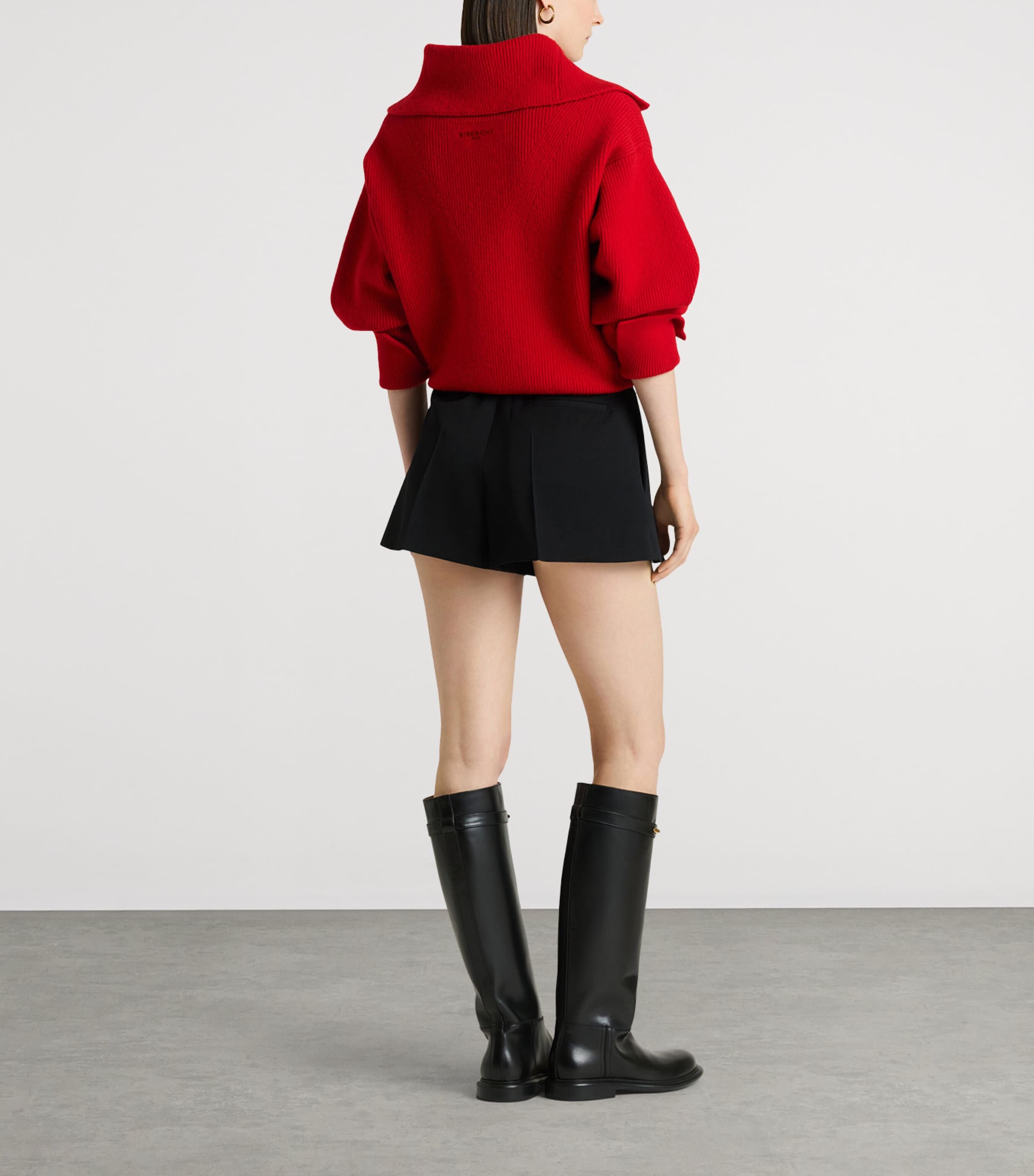 Givenchy Womens Wool-Blend Zip-Up Cardigan Image 5