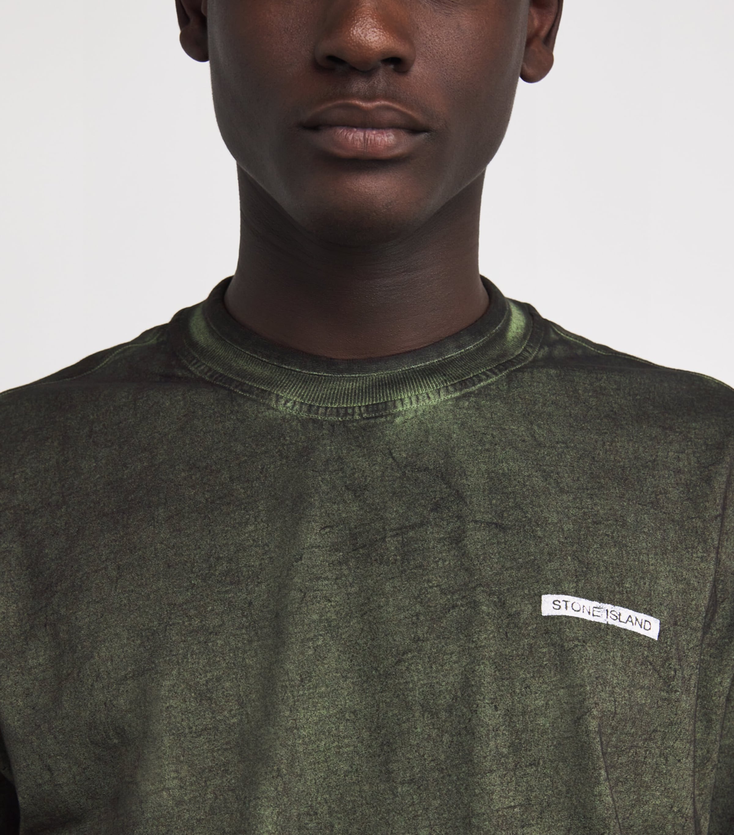 Cotton Faded Logo T-Shirt V0059 Image 6