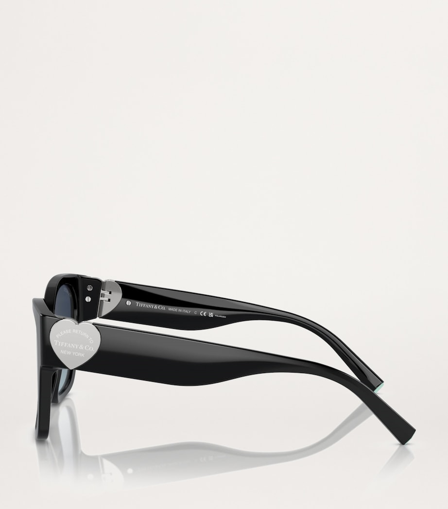 Acetate Square Oversized Sunglasses 83944U Image 3