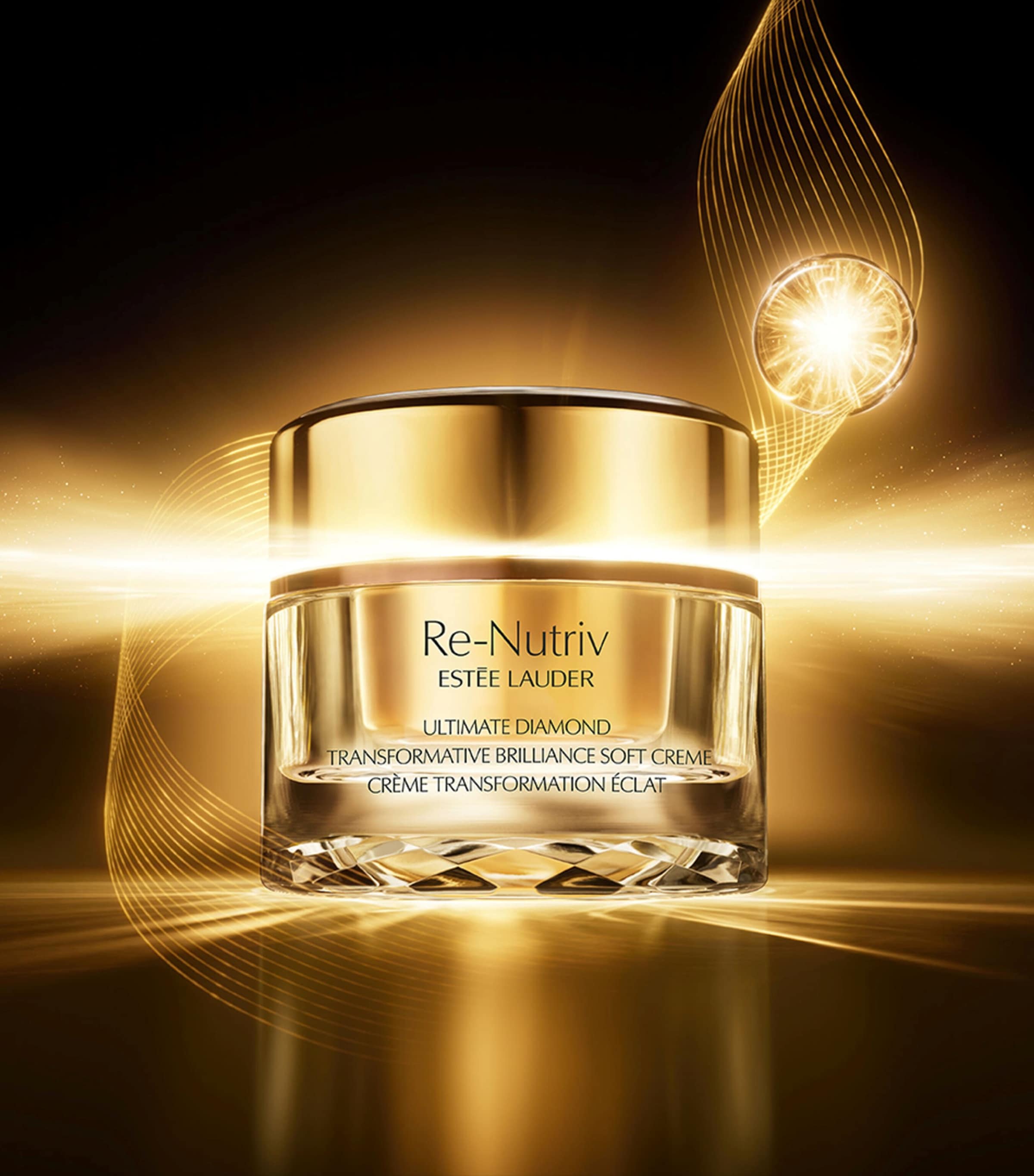 Re-Nutriv Ultimate Diamond Transformative Brilliance Soft Creme Moisturiser (30ml) NO COLOUR Image 4